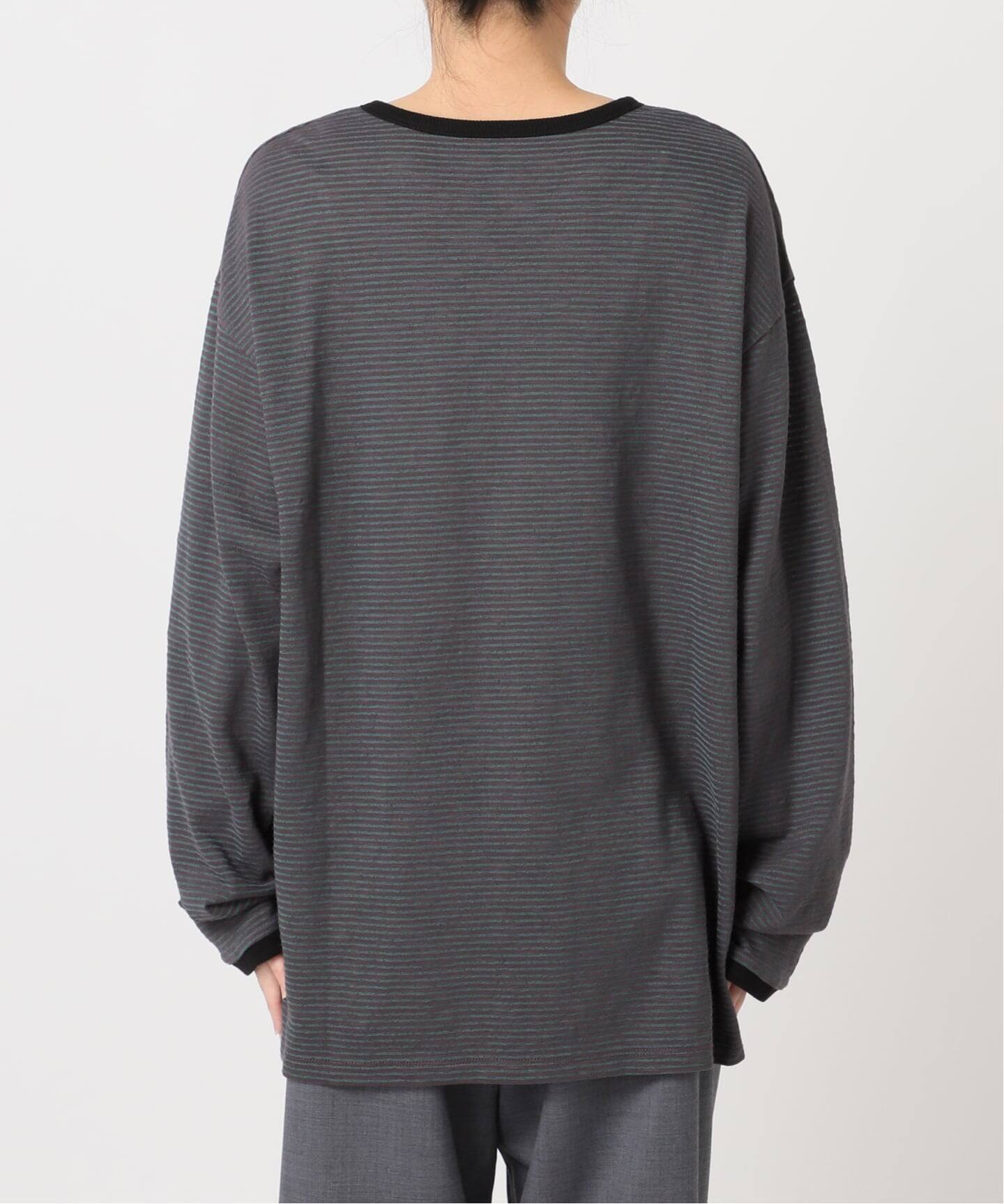 CITYSHOP　ボーダー　ロングTシャツ　ロンT　ベイクルーズ　完売 追加予約3》[THE MOOD]スラブボーダーロングTシャツ（Tシャツ