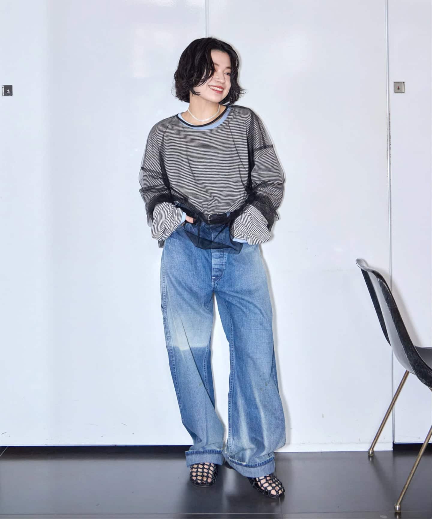 THE MOOD]チュール ロングTシャツ（Tシャツ／カットソー）｜CITYSHOP