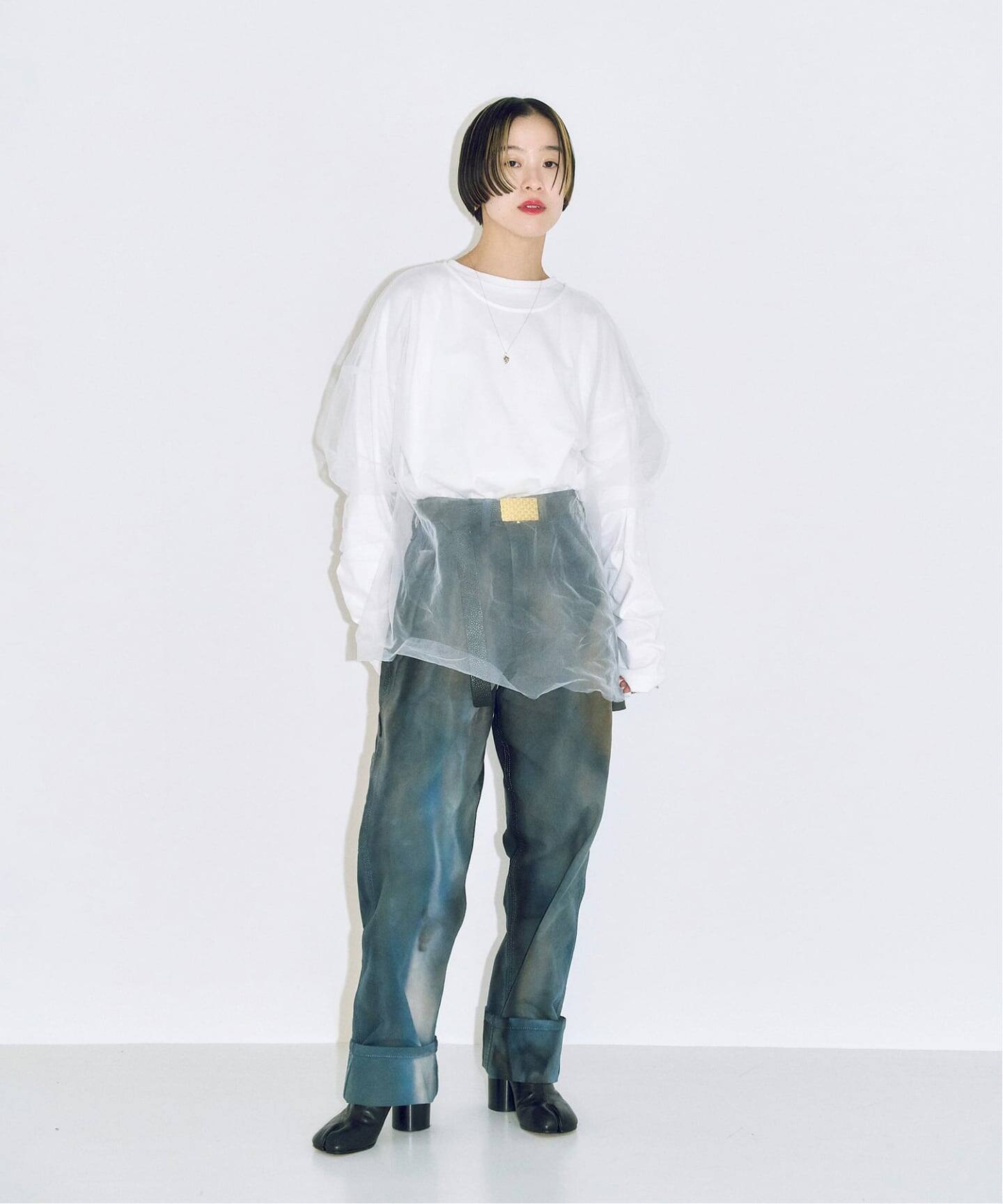 CITYSHOPチュールカットソー THE MOOD]チュール ロングTシャツ（Tシャツ／カットソー）｜CITYSHOP