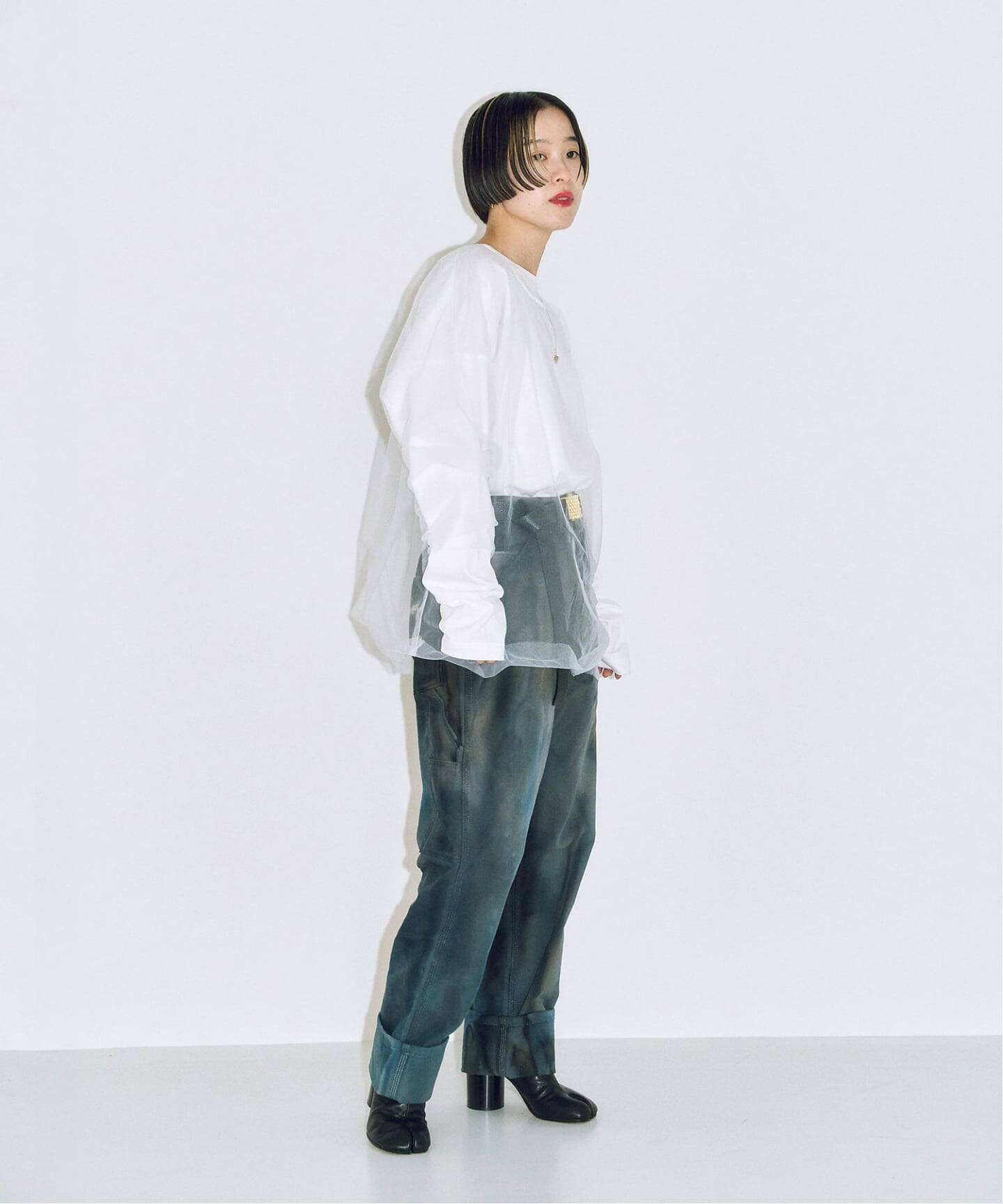 THE MOOD]チュール ロングTシャツ（Tシャツ／カットソー）｜CITYSHOP