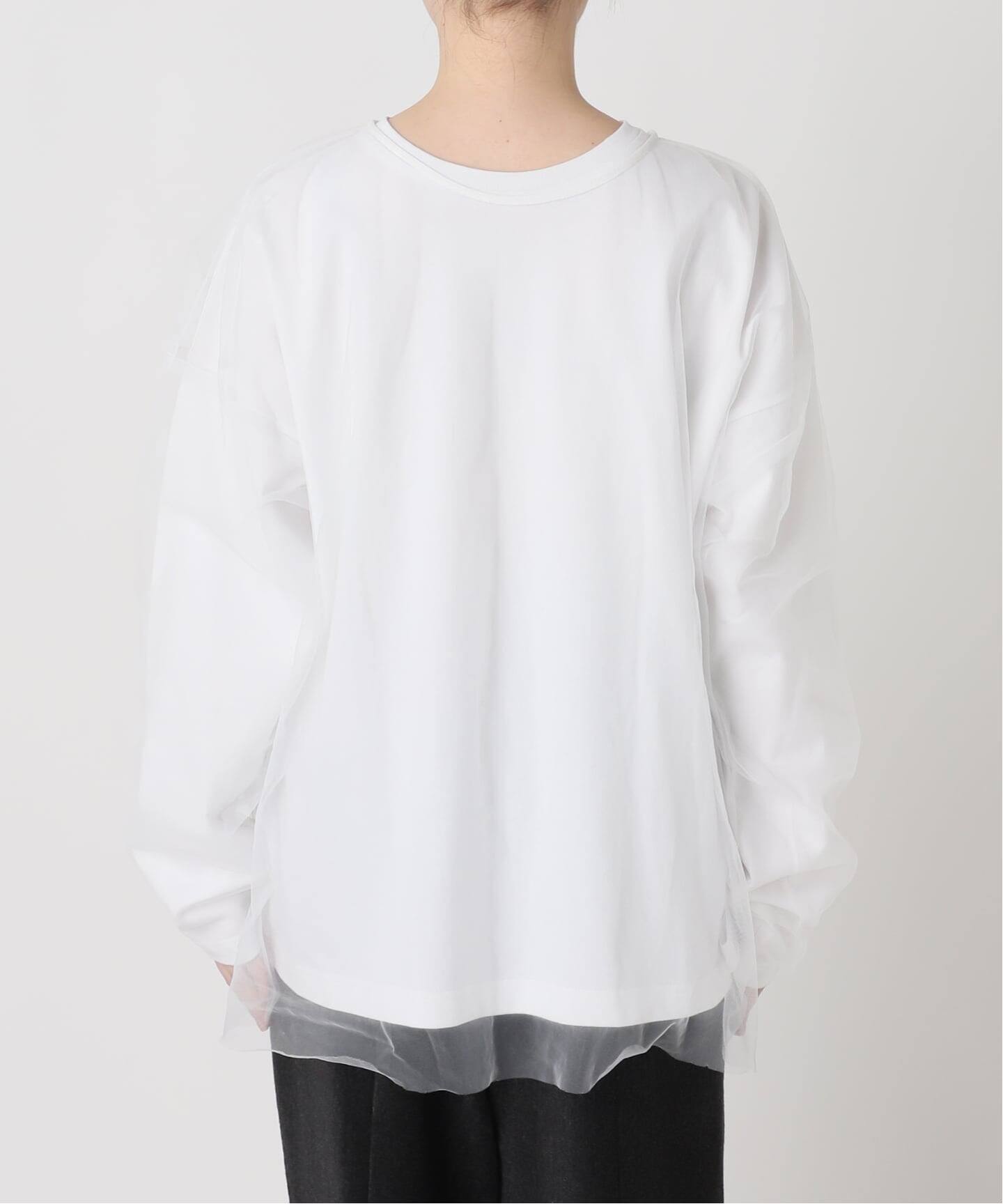 CITYSHOPチュールカットソー THE MOOD]チュール ロングTシャツ（Tシャツ／カットソー）｜CITYSHOP
