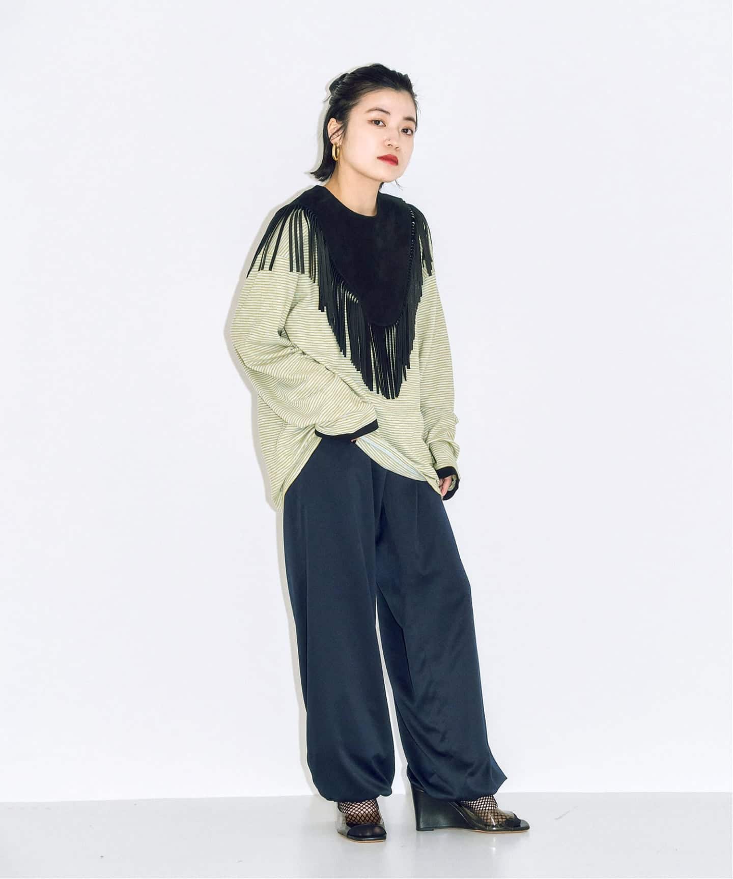 CITYSHOP　ボーダー　ロングTシャツ　ロンT　ベイクルーズ　完売 THE MOOD]スラブボーダーロングTシャツ（Tシャツ／カットソー