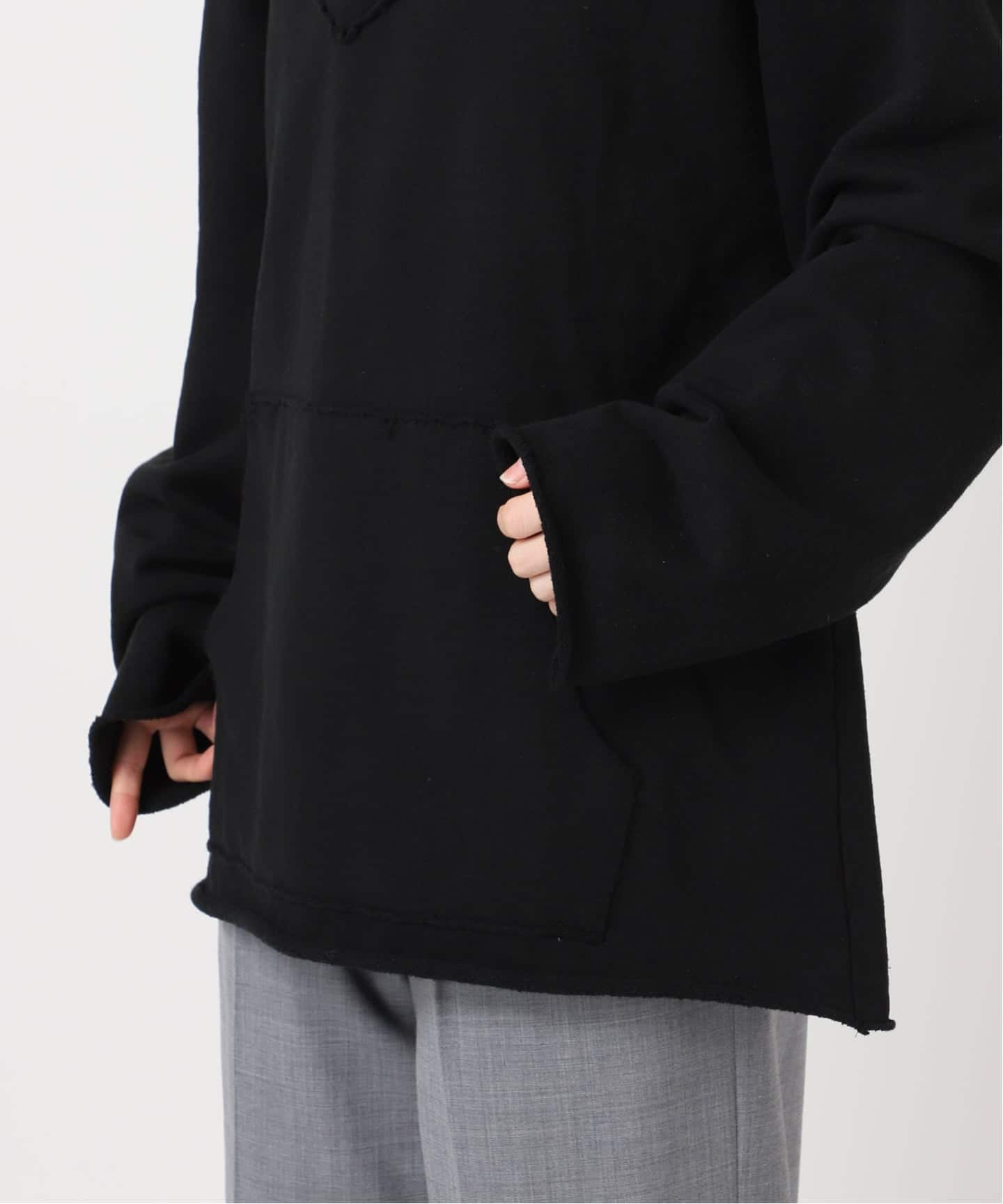 cityshop PE WASH PULLOVER ブラック CITYSHOP Li/Co BIO WASH PULL OVER 定価15400円 ブラウス シャツ 24SS