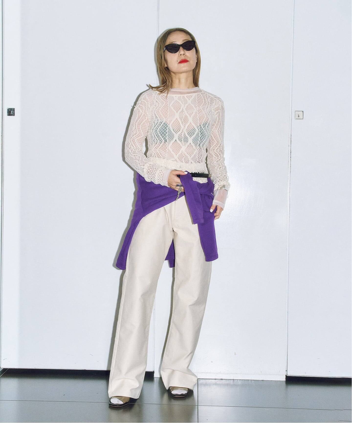 SHEER LONG SLEEVE：カットソー（Tシャツ／カットソー）｜CITYSHOP