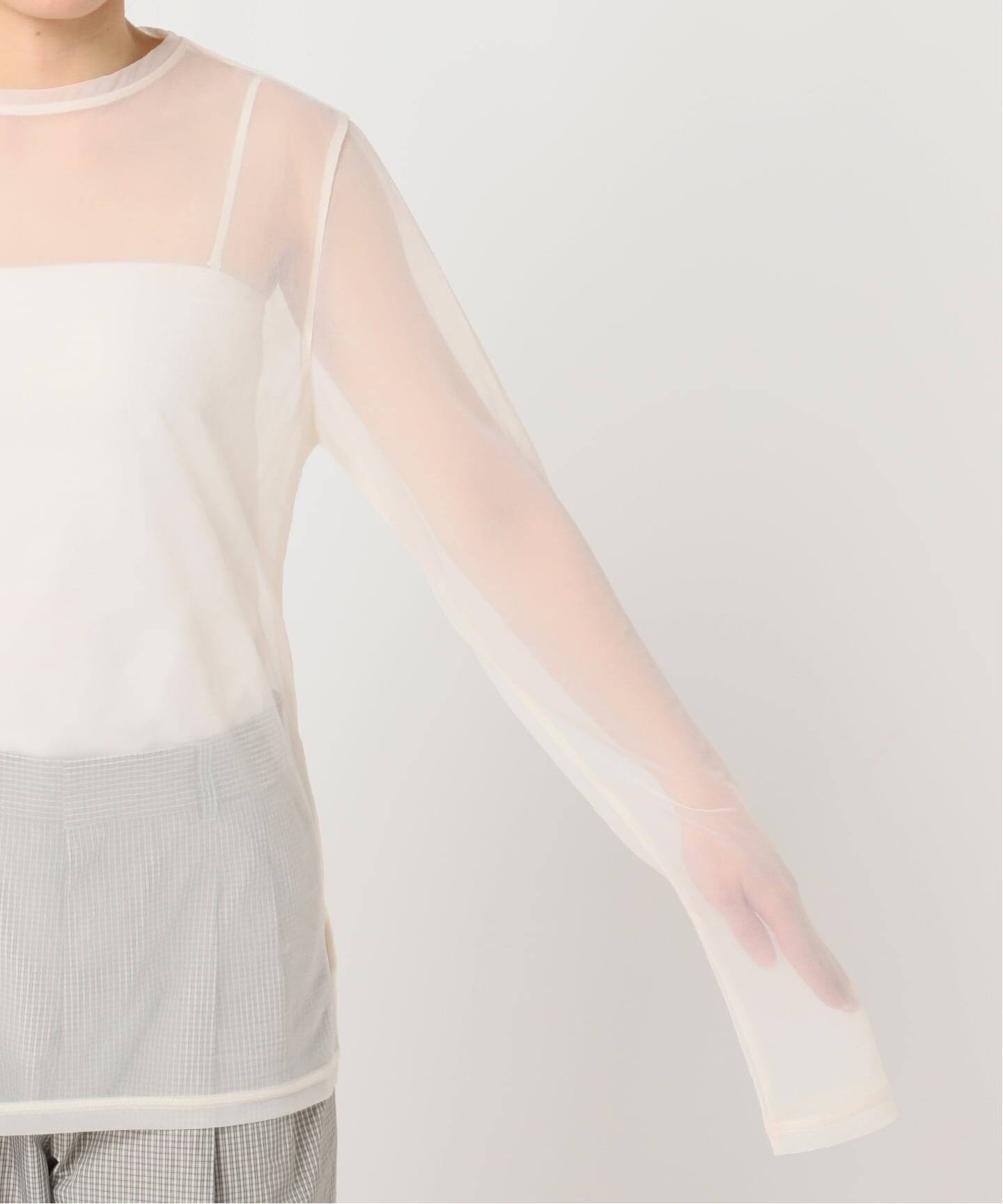 SHEER LONG SLEEVE：カットソー（Tシャツ／カットソー）｜CITYSHOP