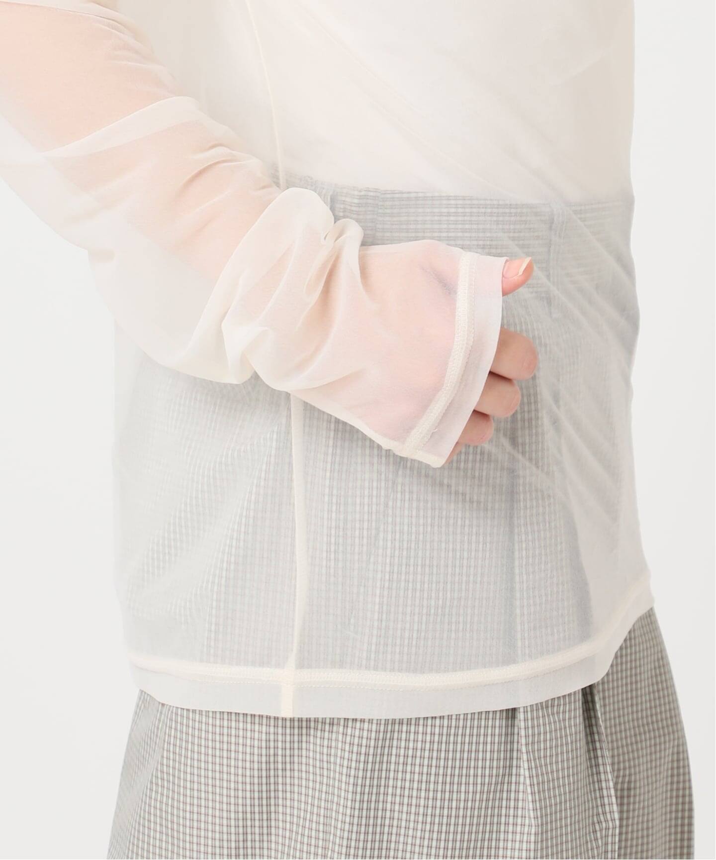 SHEER LONG SLEEVE：カットソー（Tシャツ／カットソー）｜CITYSHOP