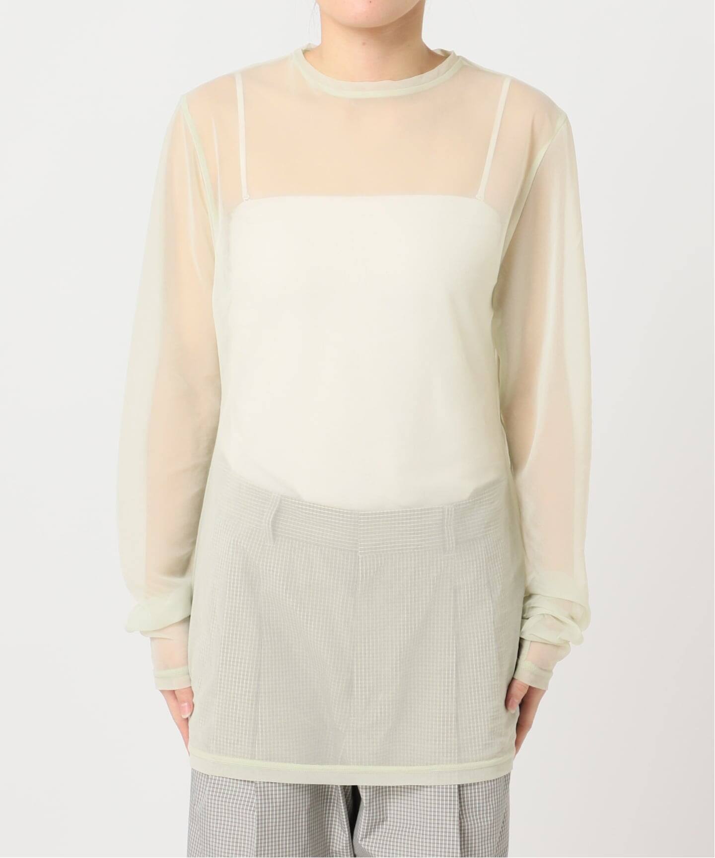 SHEER LONG SLEEVE：カットソー SHEER LONG SLEEVE：カットソー（Tシャツ／カットソー）｜CITYSHOP