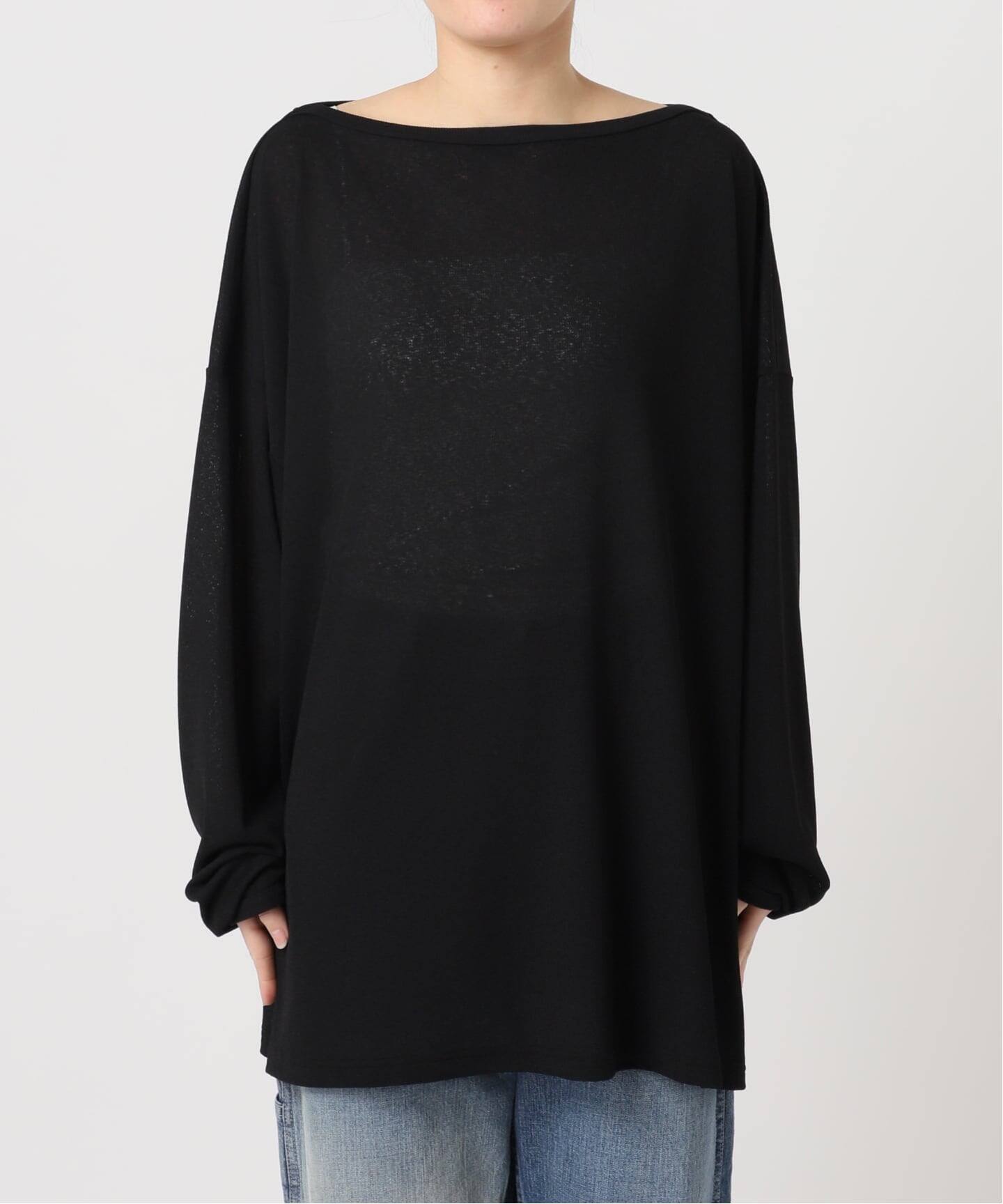 美品/CITYSHOP/WAFFLE LONG SLEEVE TEE/BLACK WAFFLE LONG SLEEVE TEE：Tシャツ（Tシャツ／カットソー）｜CITYSHOP
