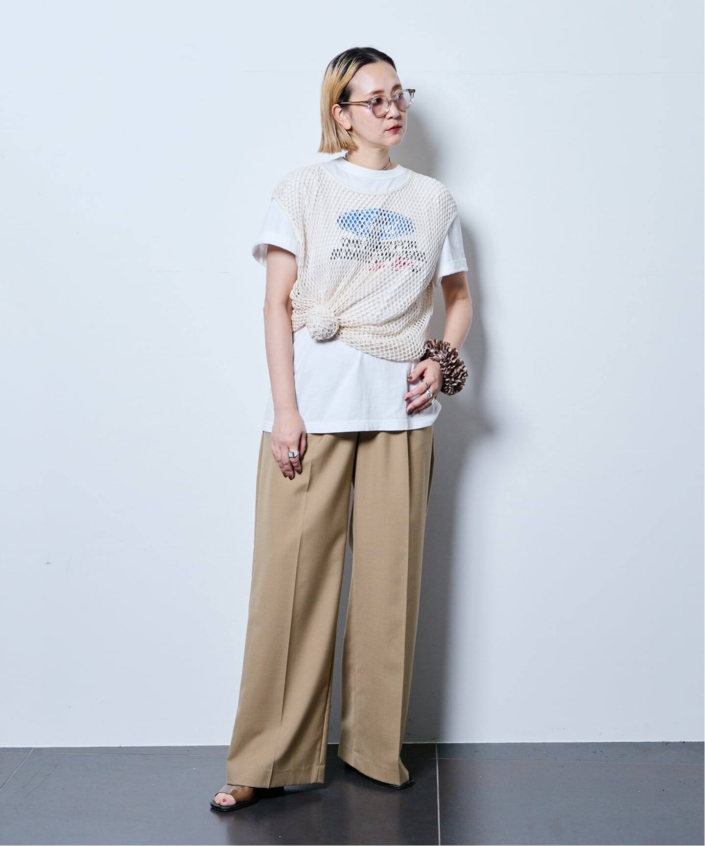 COTTON MESH TANK TOP：カットソー（Tシャツ／カットソー）｜CITYSHOP