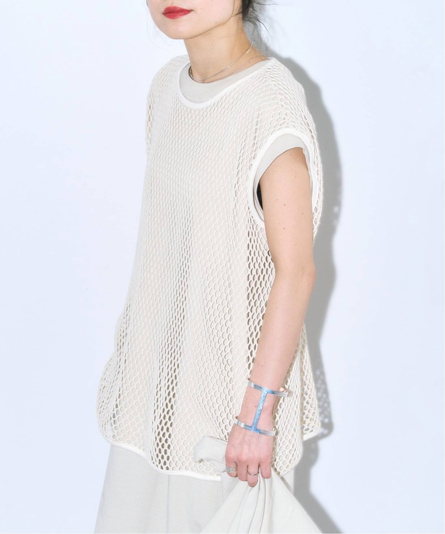 COTTON MESH TANK TOP：カットソー（Tシャツ／カットソー）｜CITYSHOP