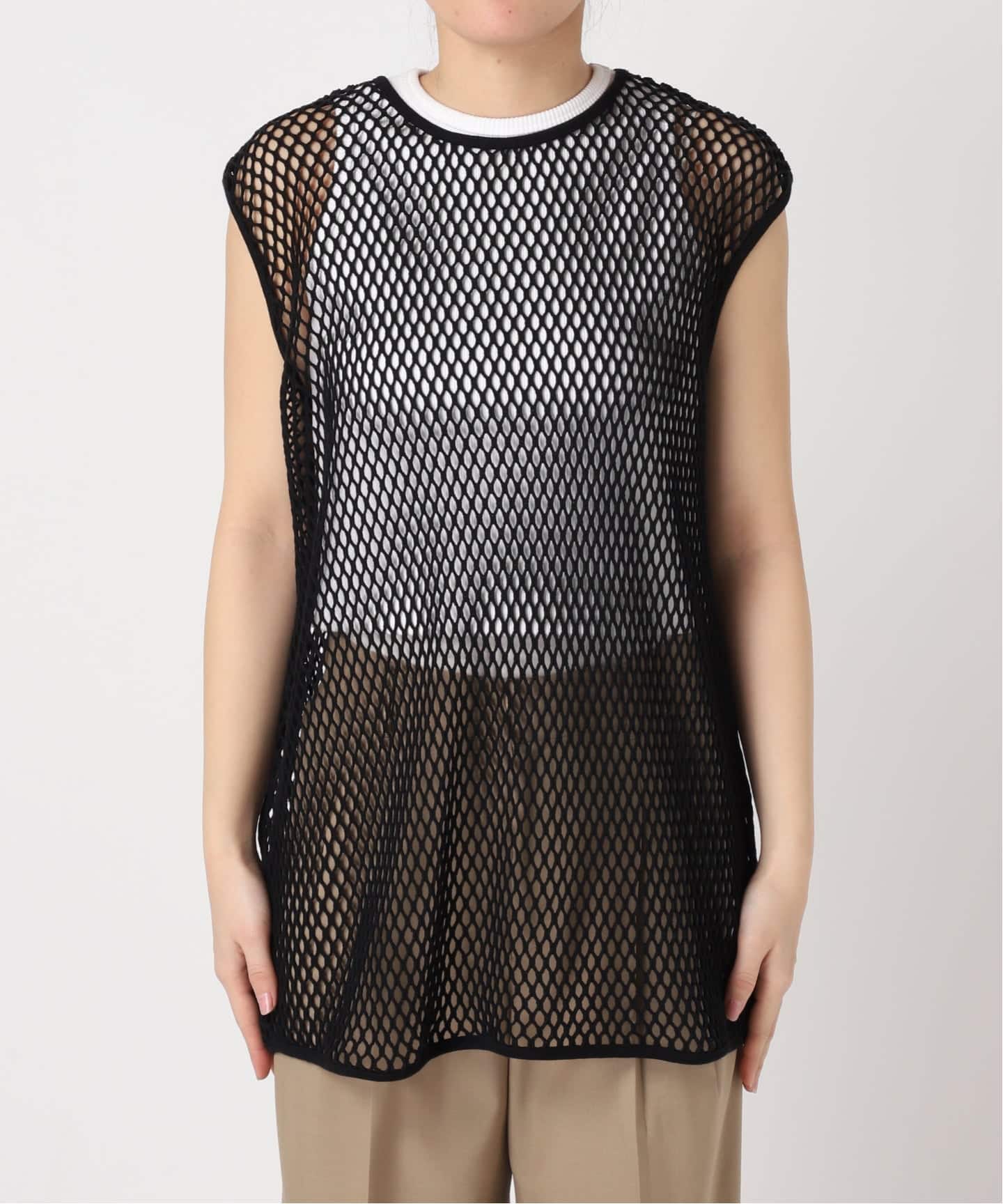 COTTON MESH TANK TOP：カットソー（Tシャツ／カットソー）｜CITYSHOP