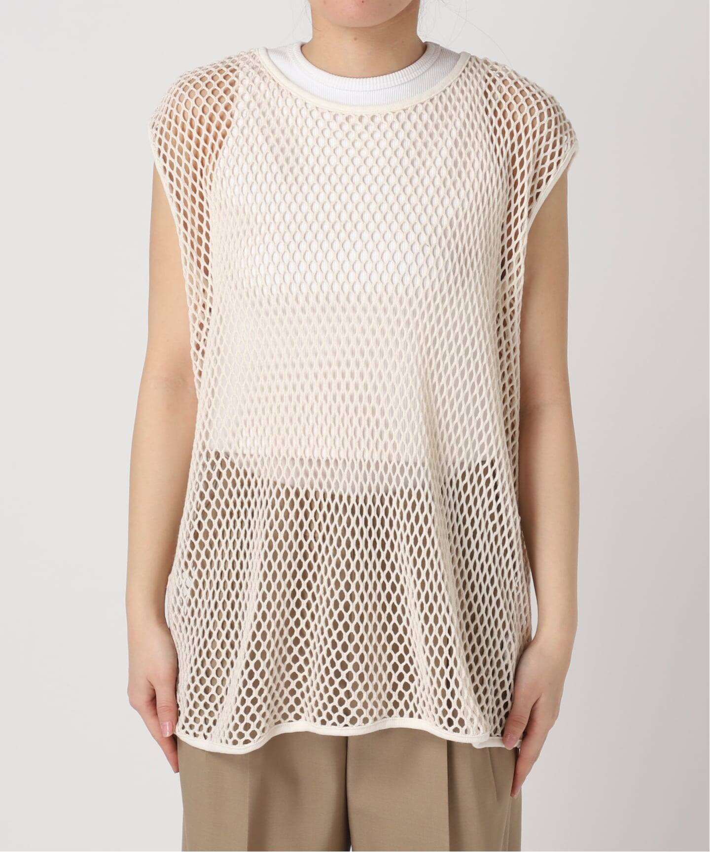 COTTON MESH TANK TOP：カットソー（Tシャツ／カットソー）｜CITYSHOP