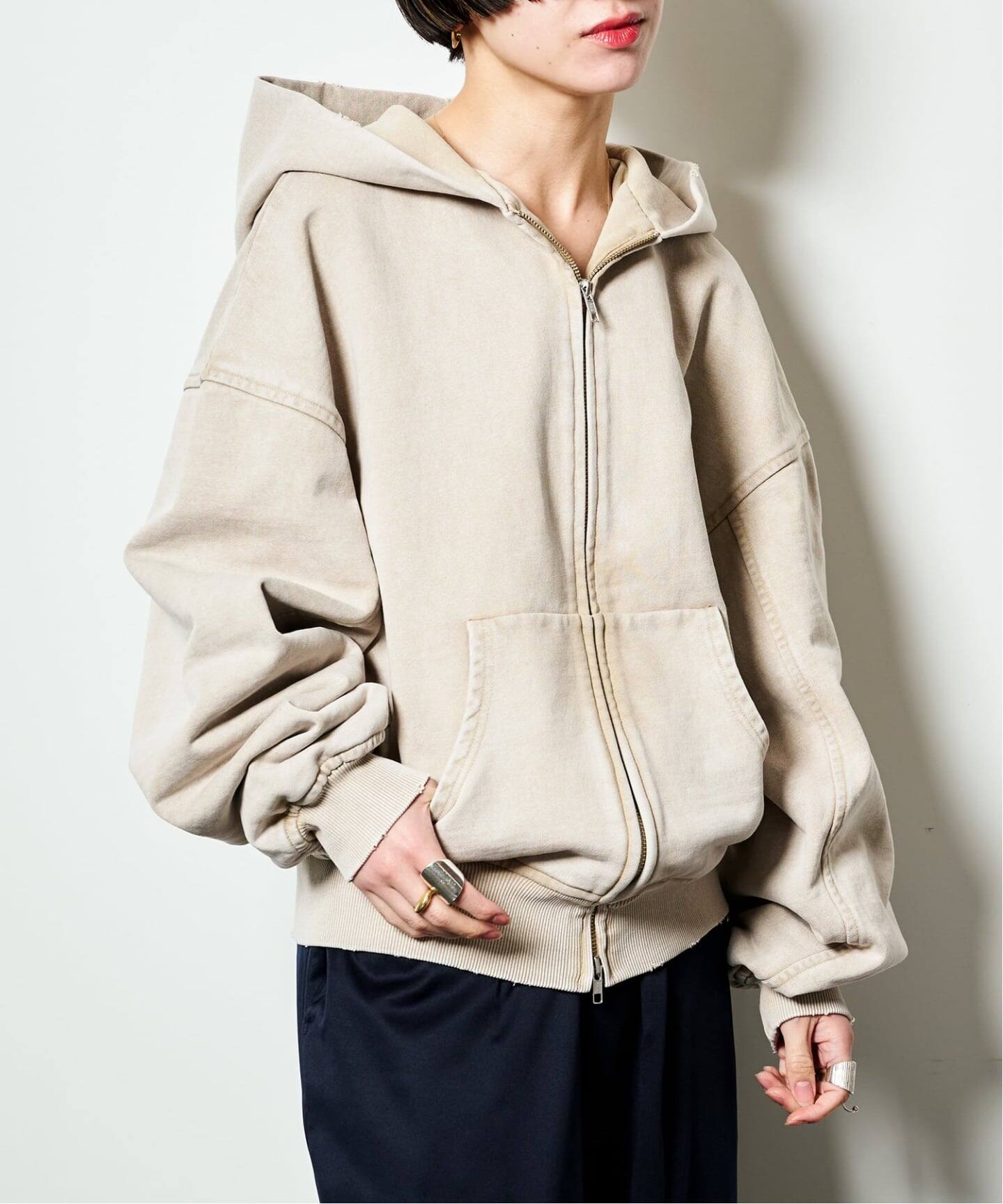 追加》V/O ZIP-UP HOODIE：パーカー（スウェット）｜CITYSHOP（シティ 