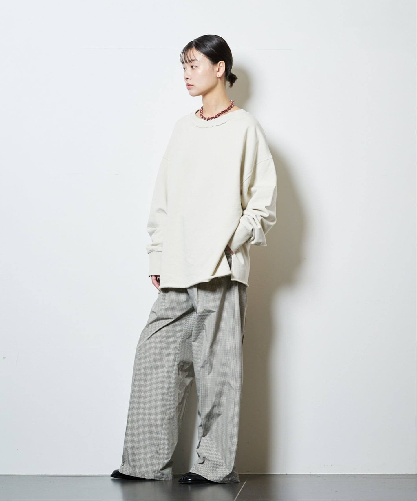 ♡2026SS[CITY SHOP] スウェットプルオーバー/ホワイト♡ URAKE SWEAT PULLOVER：スウェット（スウェット）｜CITYSHOP（シティ