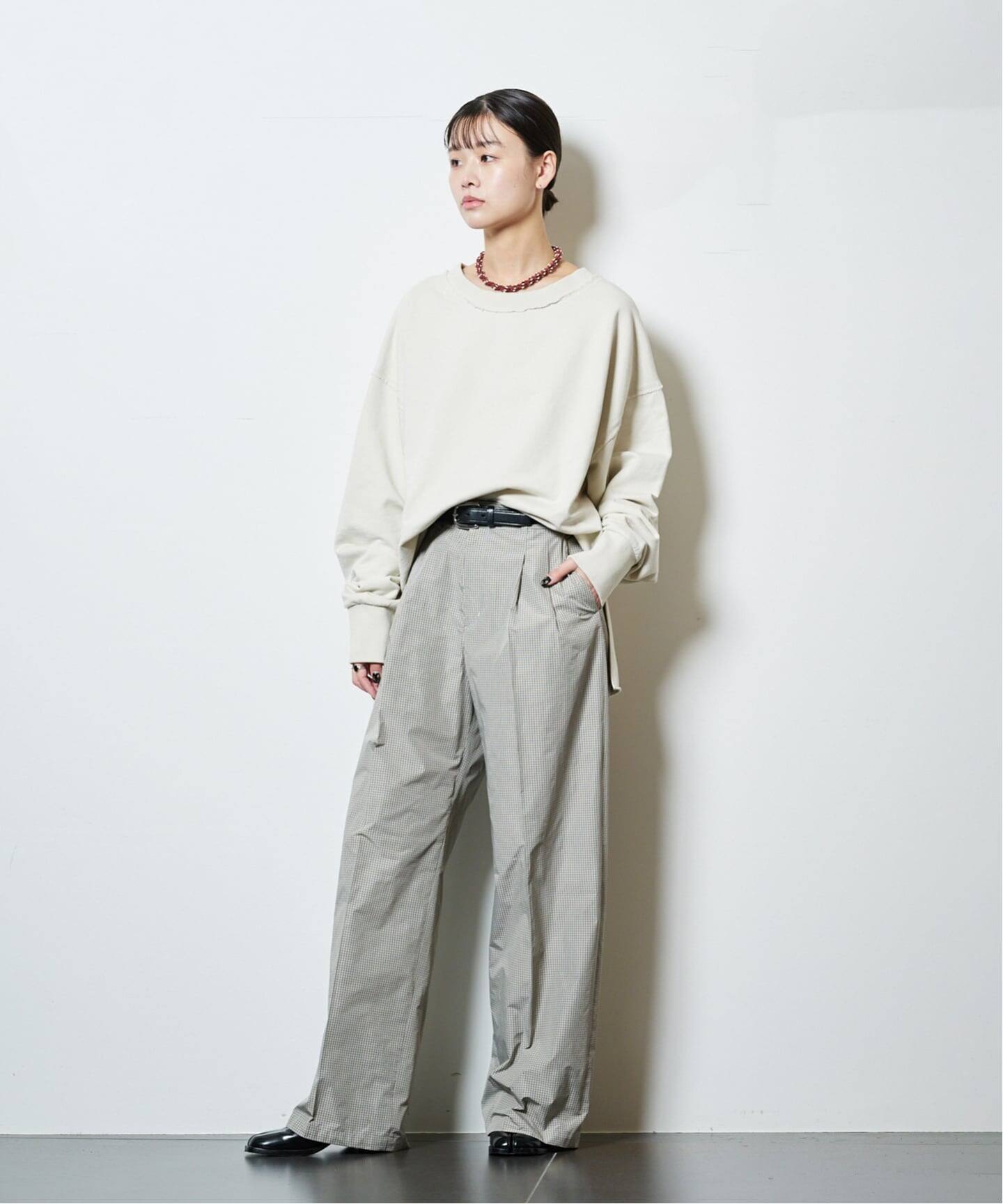 ♡2026SS[CITY SHOP] スウェットプルオーバー/ホワイト♡ URAKE SWEAT PULLOVER：スウェット（スウェット）｜CITYSHOP（シティ