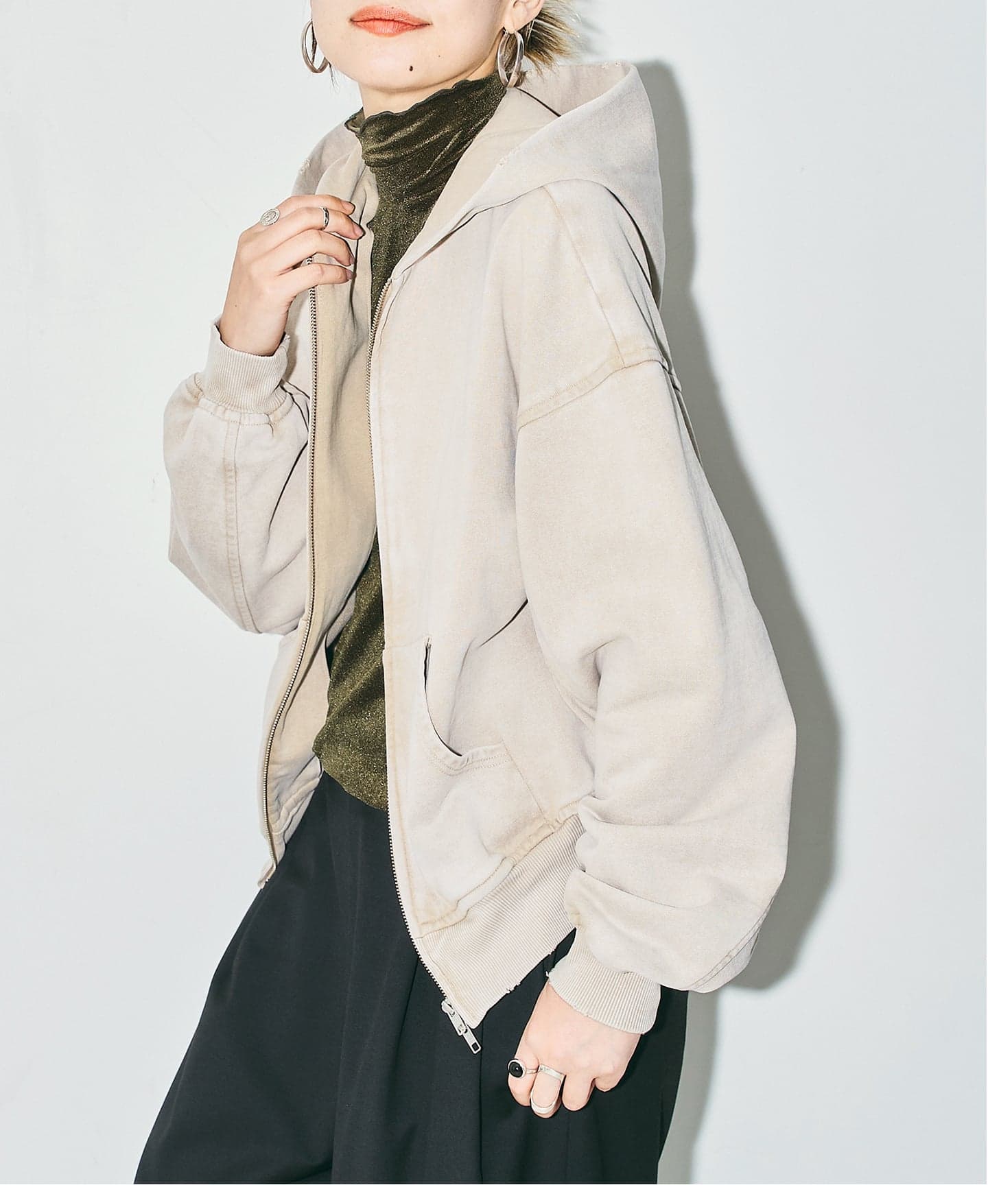 追加予約2》V/O ZIP-UP HOODIE：パーカー（スウェット）｜CITYSHOP