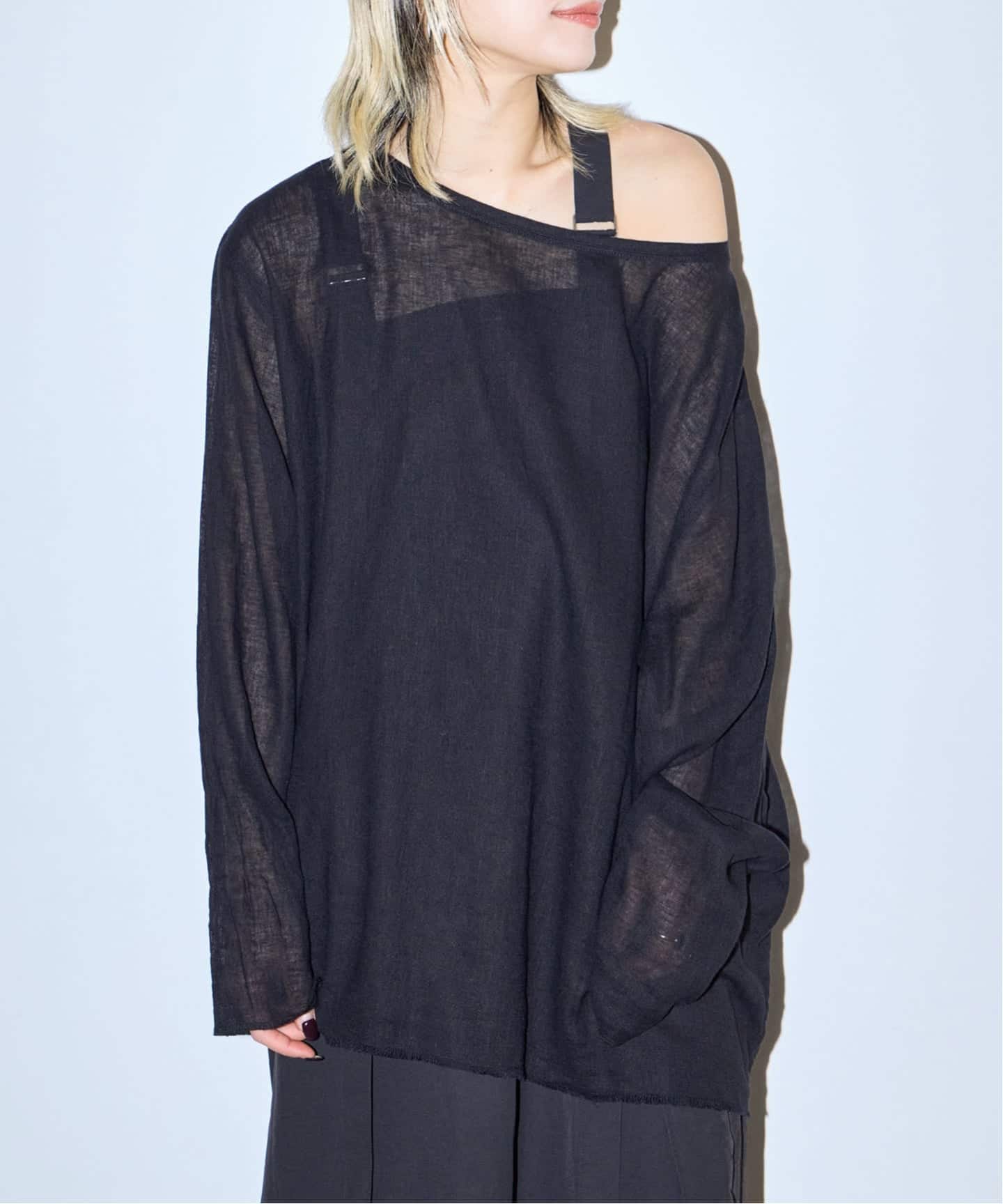 追加》ASA/C BIO WASH PULLOVER：ブラウス（シャツ／ブラウス