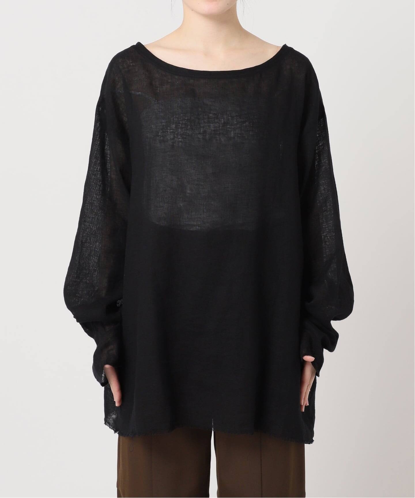 追加》ASA/C BIO WASH PULLOVER：ブラウス（シャツ／ブラウス