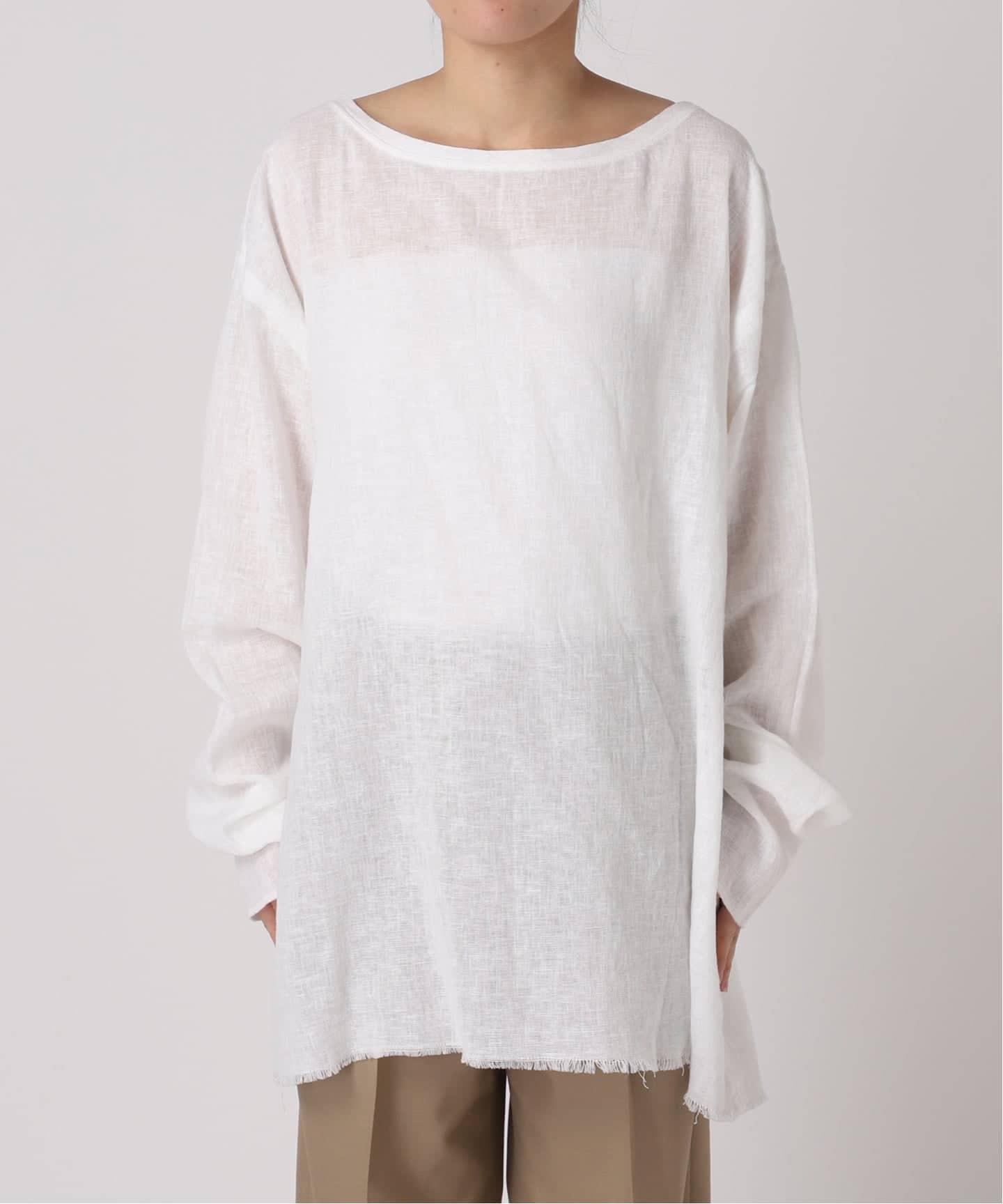 追加》ASA/C BIO WASH PULLOVER：ブラウス（シャツ／ブラウス
