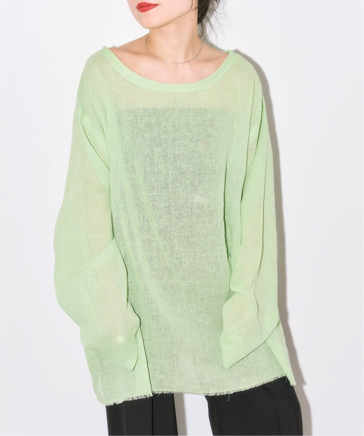 追加》ASA/C BIO WASH PULLOVER：ブラウス（シャツ／ブラウス 