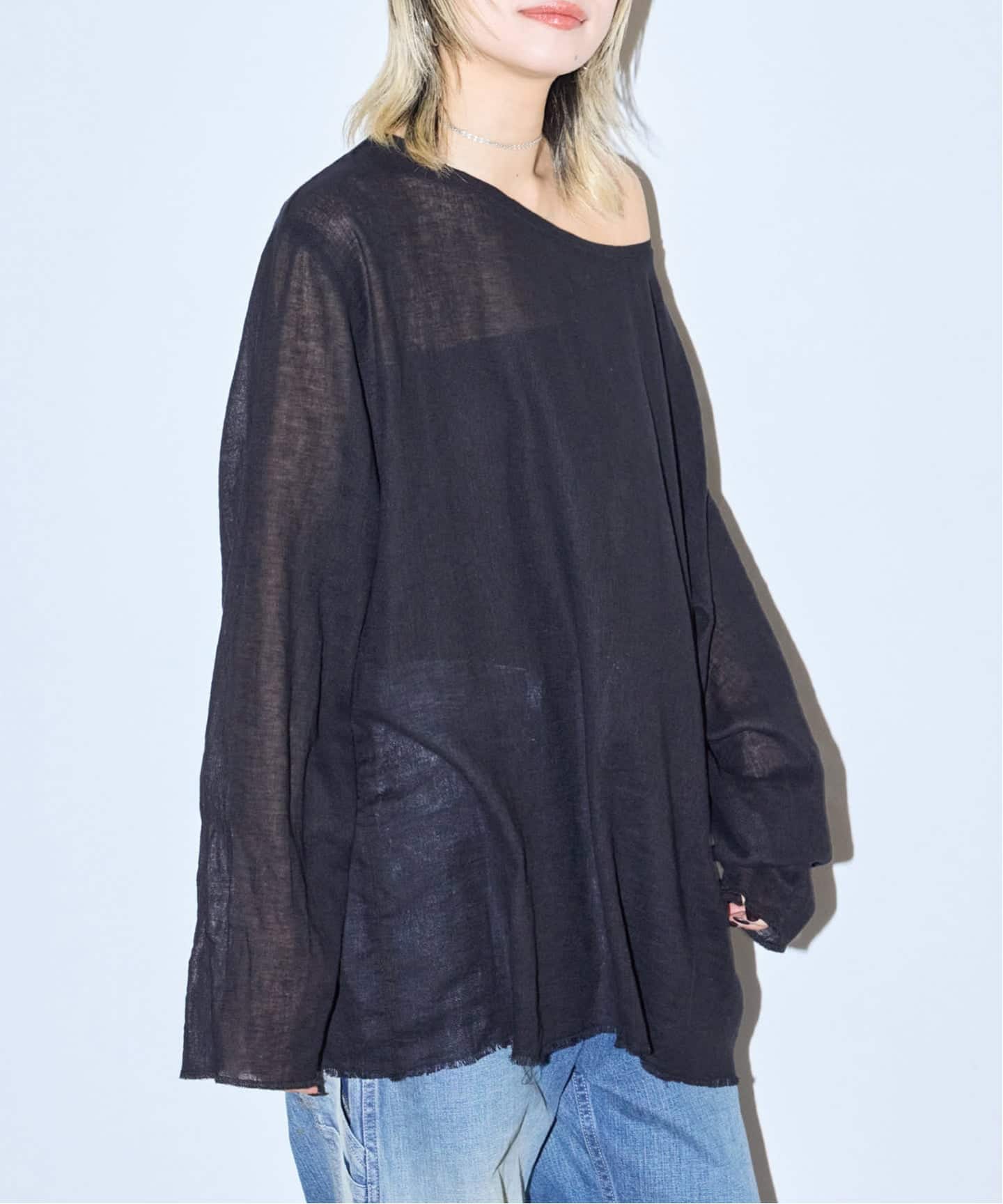 追加予約2》ASA/C BIO WASH PULLOVER：ブラウス（Tシャツ／カットソー