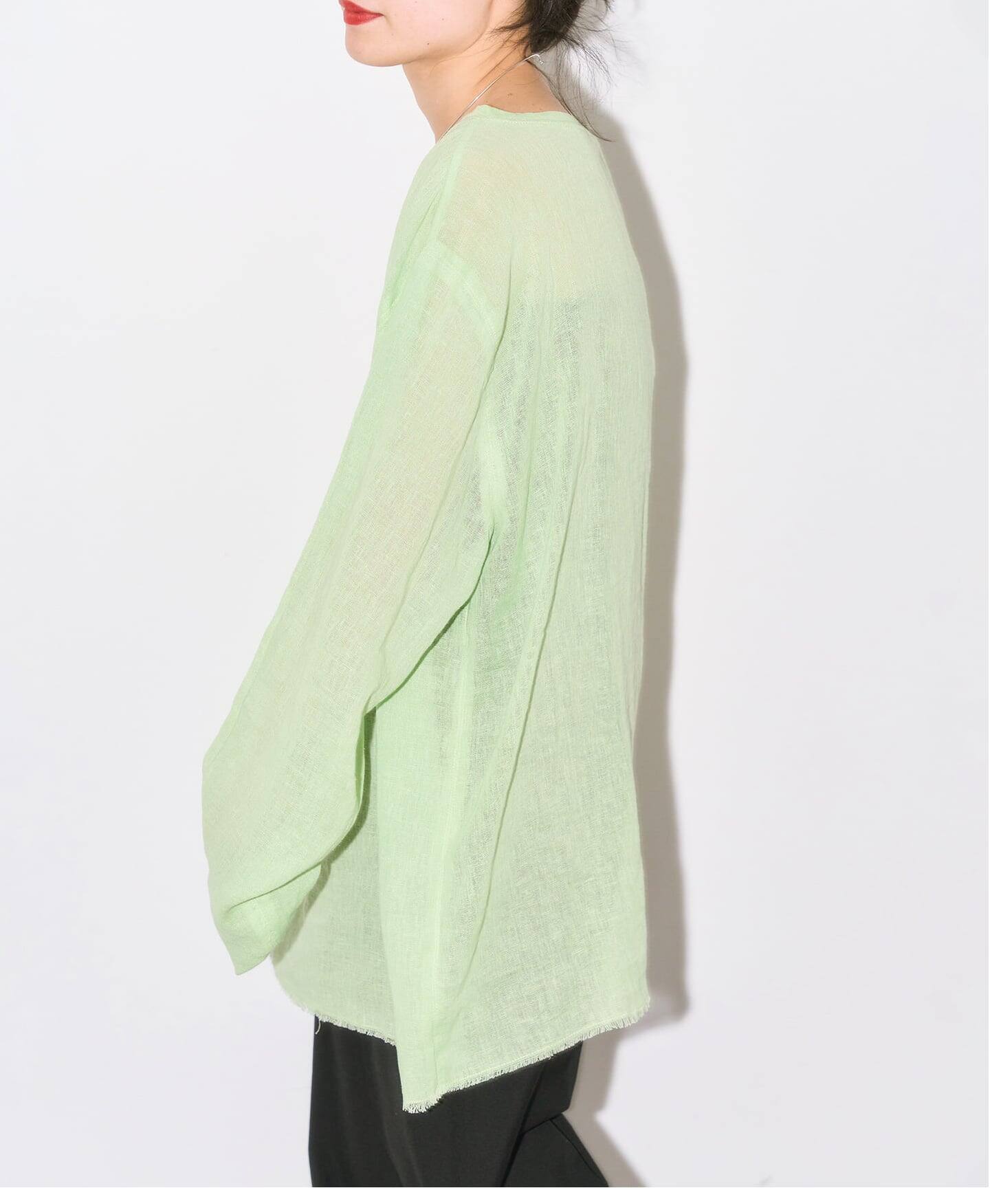 追加2》ASA/C BIO WASH PULLOVER：ブラウス（Tシャツ／カットソー 