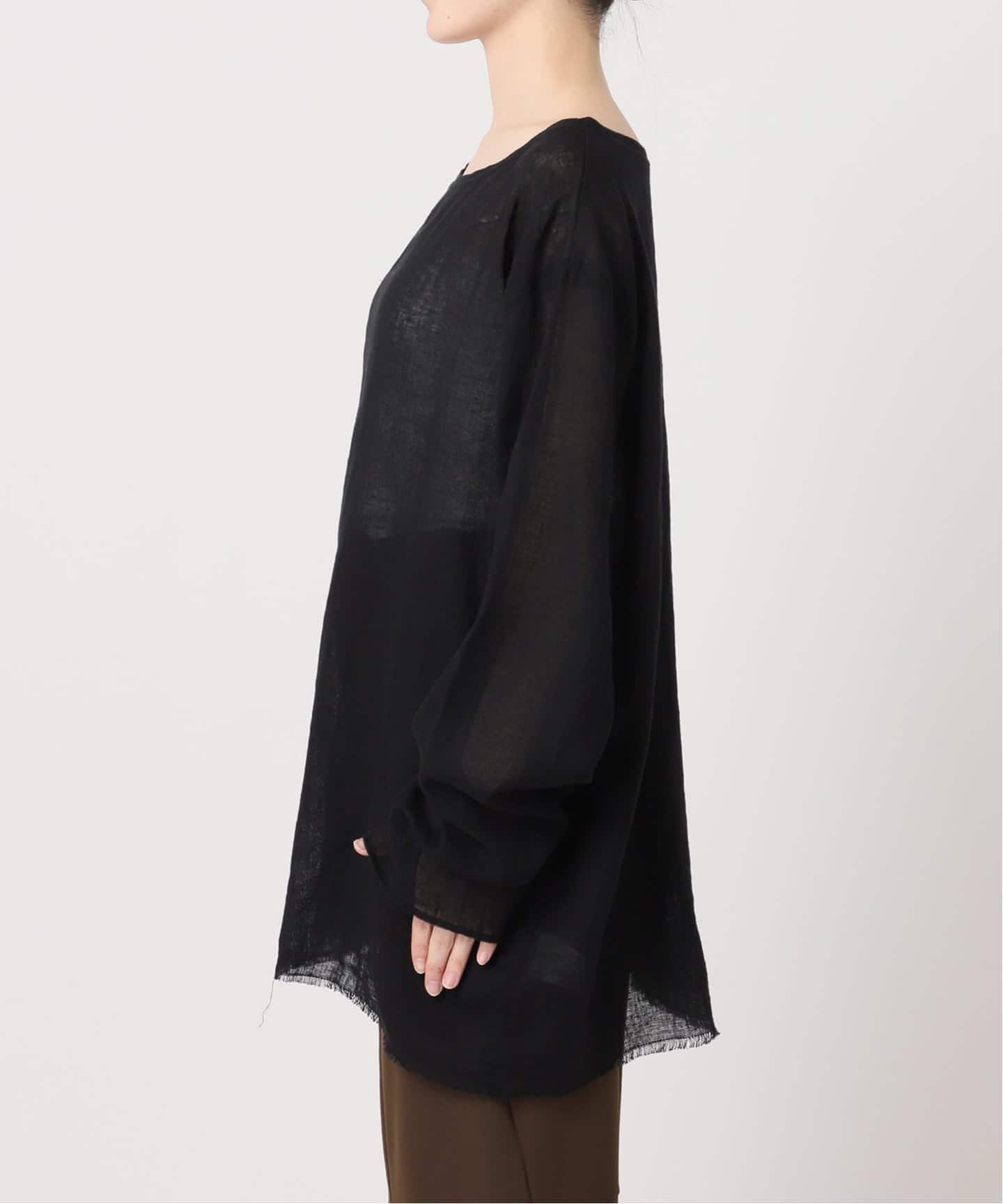 追加2》ASA/C BIO WASH PULLOVER：ブラウス（Tシャツ／カットソー