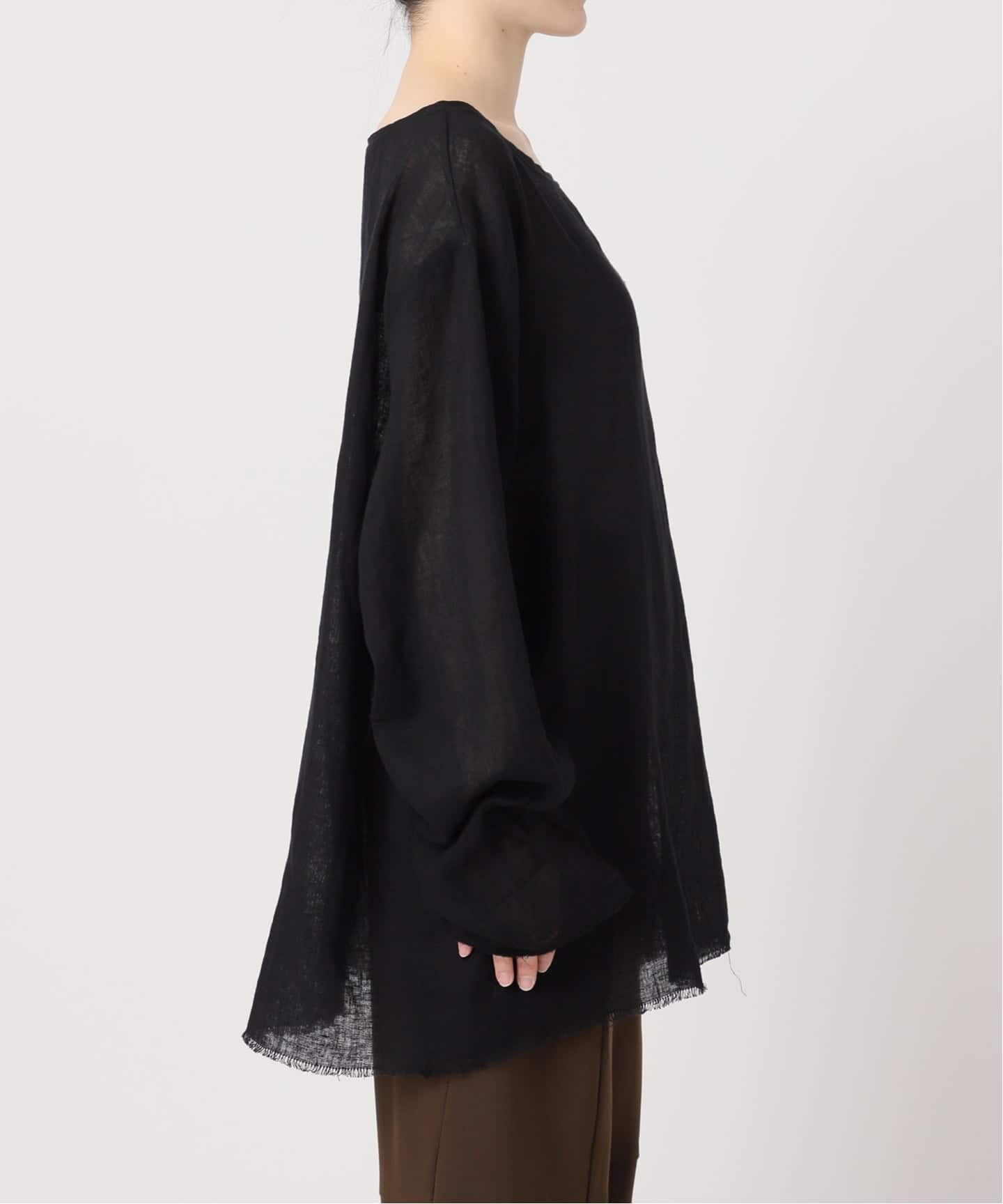 追加2》ASA/C BIO WASH PULLOVER：ブラウス（Tシャツ／カットソー