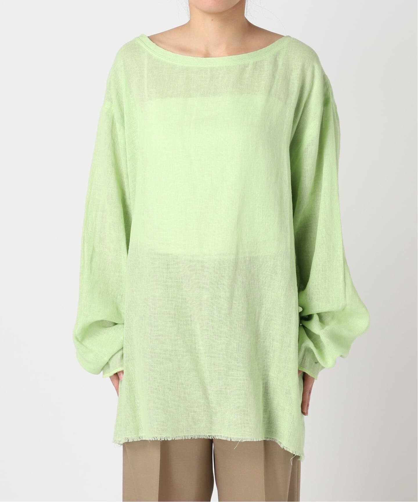 追加2》ASA/C BIO WASH PULLOVER：ブラウス（Tシャツ／カットソー