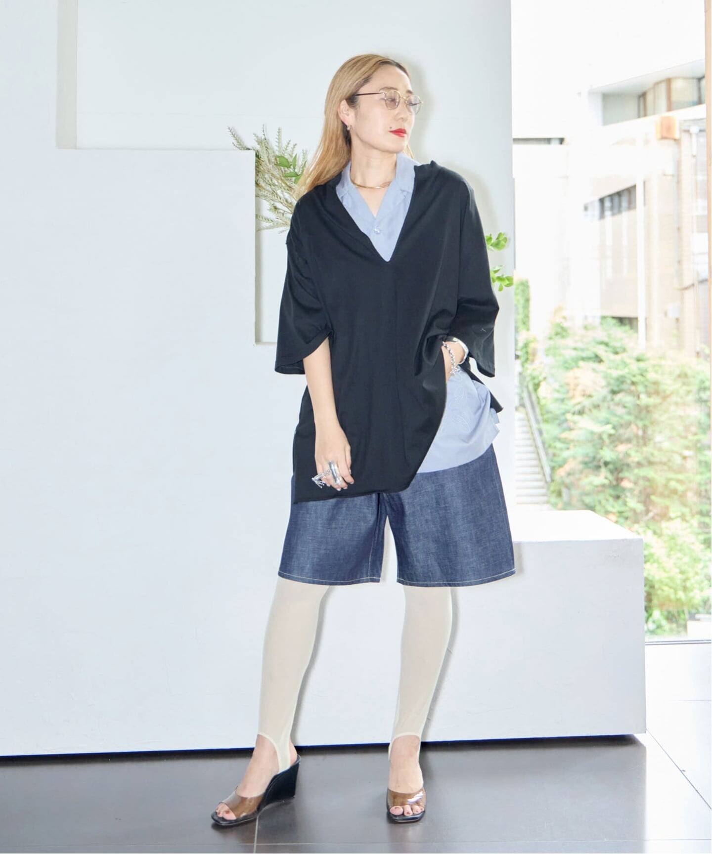 追加2》KEY NECK Tシャツ（Tシャツ／カットソー）｜CITYSHOP（シティ