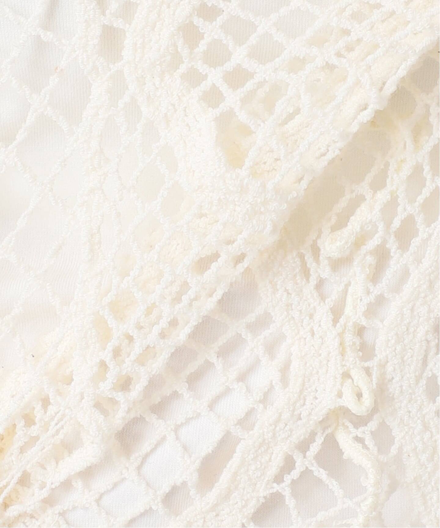 追加》EUCHRONIA 別注 LACE LONG SLEEVE 2：カットソー（Tシャツ