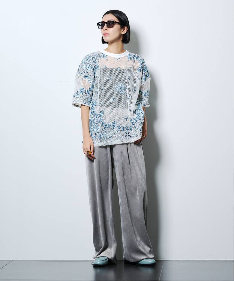 TAAKK BANDANA MESH T-SHIRT TA26SS-JR040：Tシャツ（Tシャツ 
