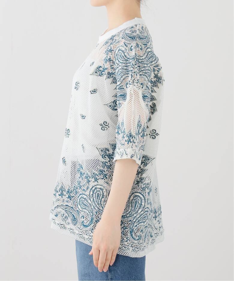 TAAKK BANDANA MESH T-SHIRT TA26SS-JR040：Tシャツ（Tシャツ 