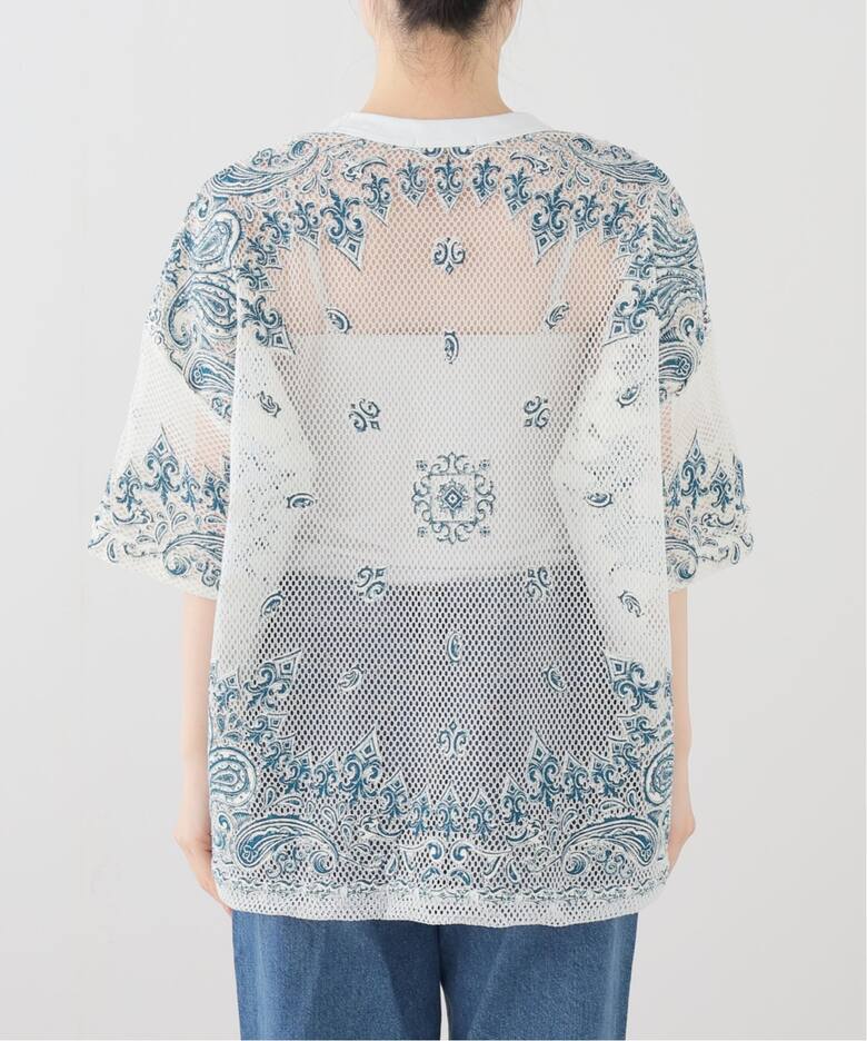 TAAKK BANDANA MESH T-SHIRT TA26SS-JR040：Tシャツ（Tシャツ 