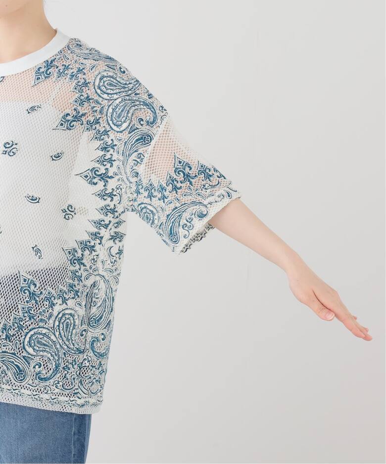 TAAKK BANDANA MESH T-SHIRT TA26SS-JR040：Tシャツ（Tシャツ 
