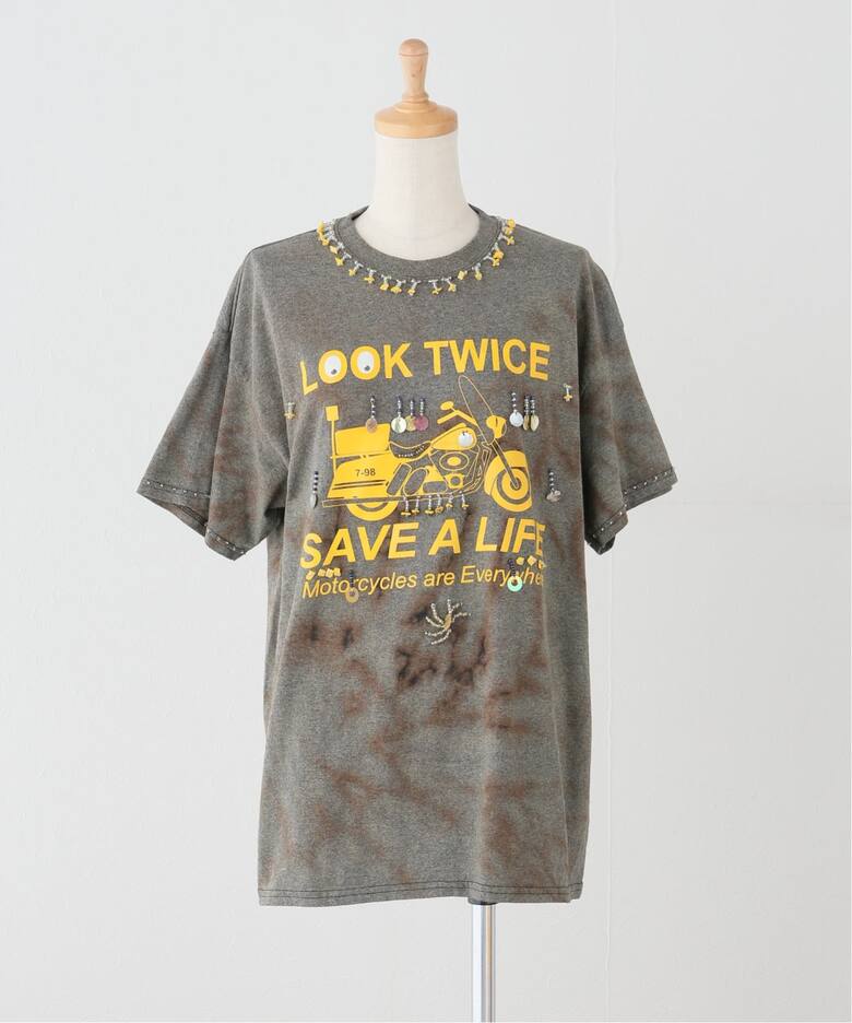 MOZHDEH MATIN BATIK T SHIRT L47971400：Tシャツ（Tシャツ 