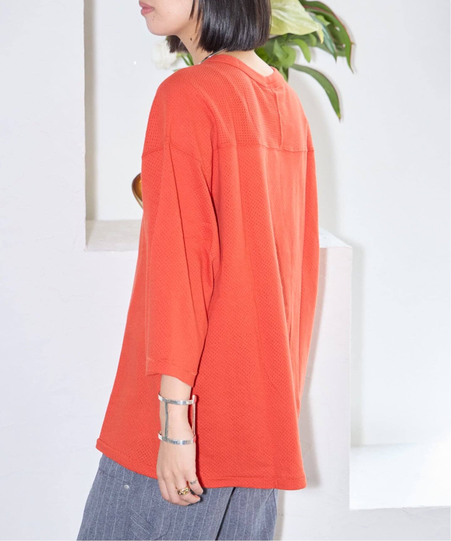 HEALTH KNIT U.S.COTTON MESH FOOTBALL 55018：Tシャツ（Tシャツ 