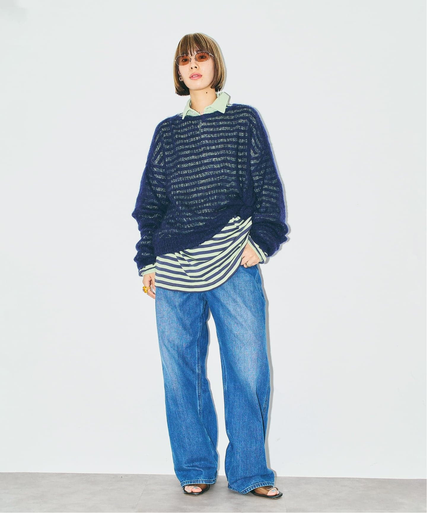追加2》MILLER 別注 border shirt：カットソー（Tシャツ／カットソー