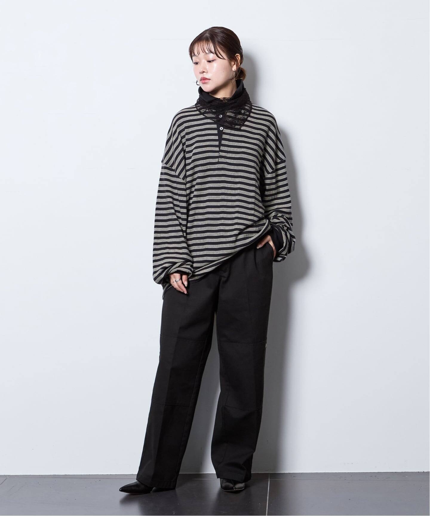 予約》MILLER 別注 border shirt：カットソー（Tシャツ／カットソー
