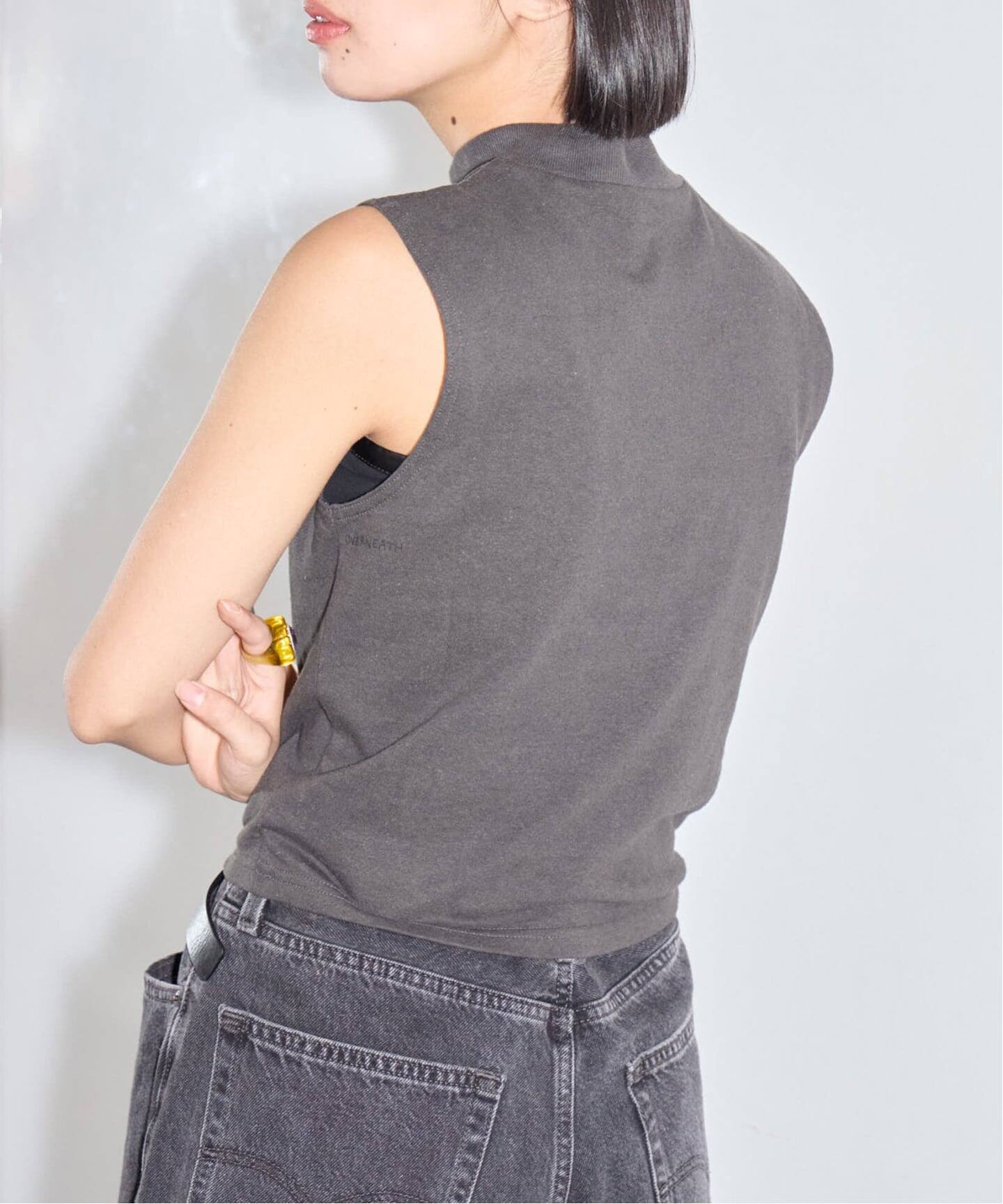 OVERNEATH 別注 HEMP MOCK095：カットソー（Tシャツ／カットソー 