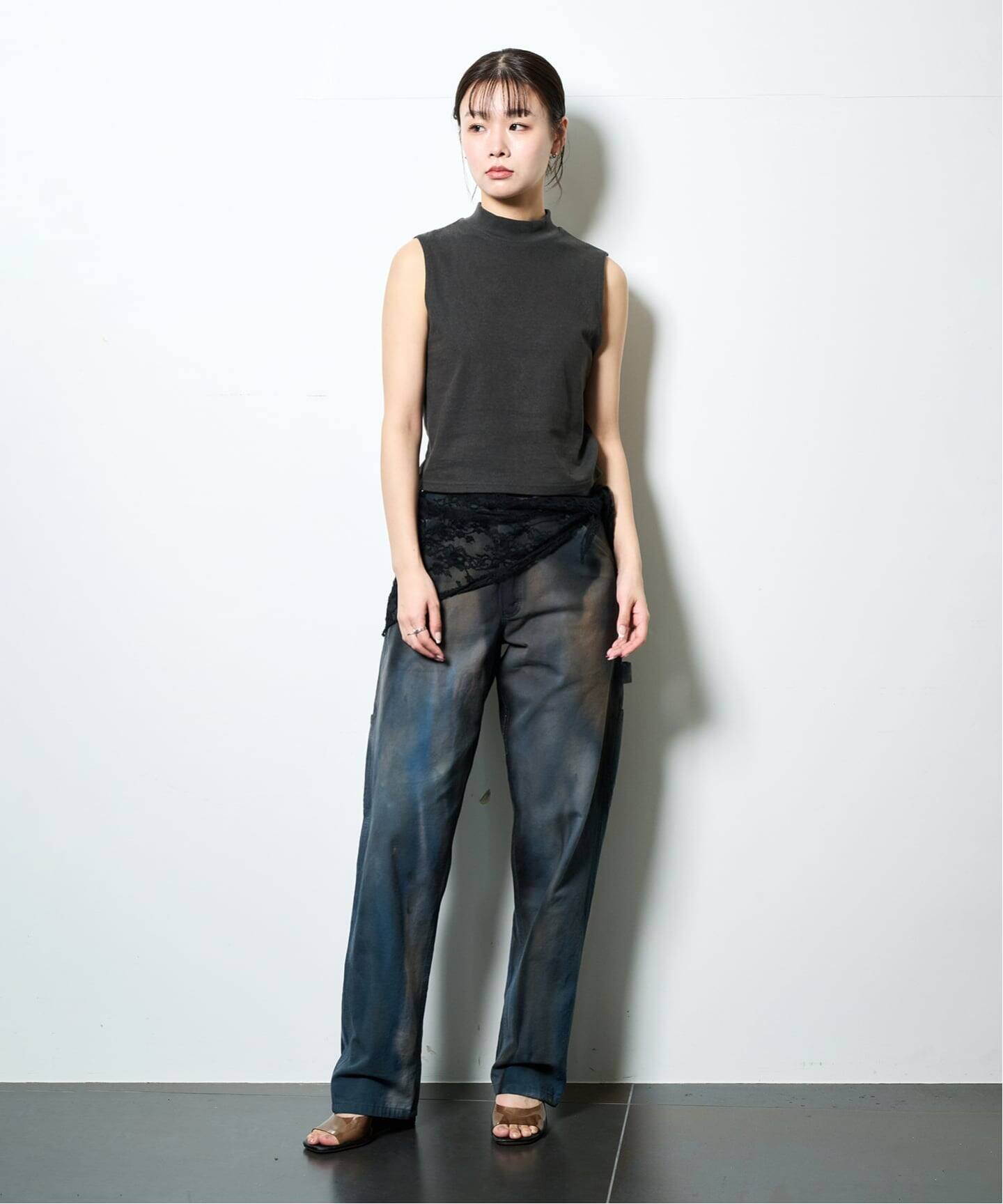 OVERNEATH 別注 HEMP MOCK095：カットソー（Tシャツ／カットソー