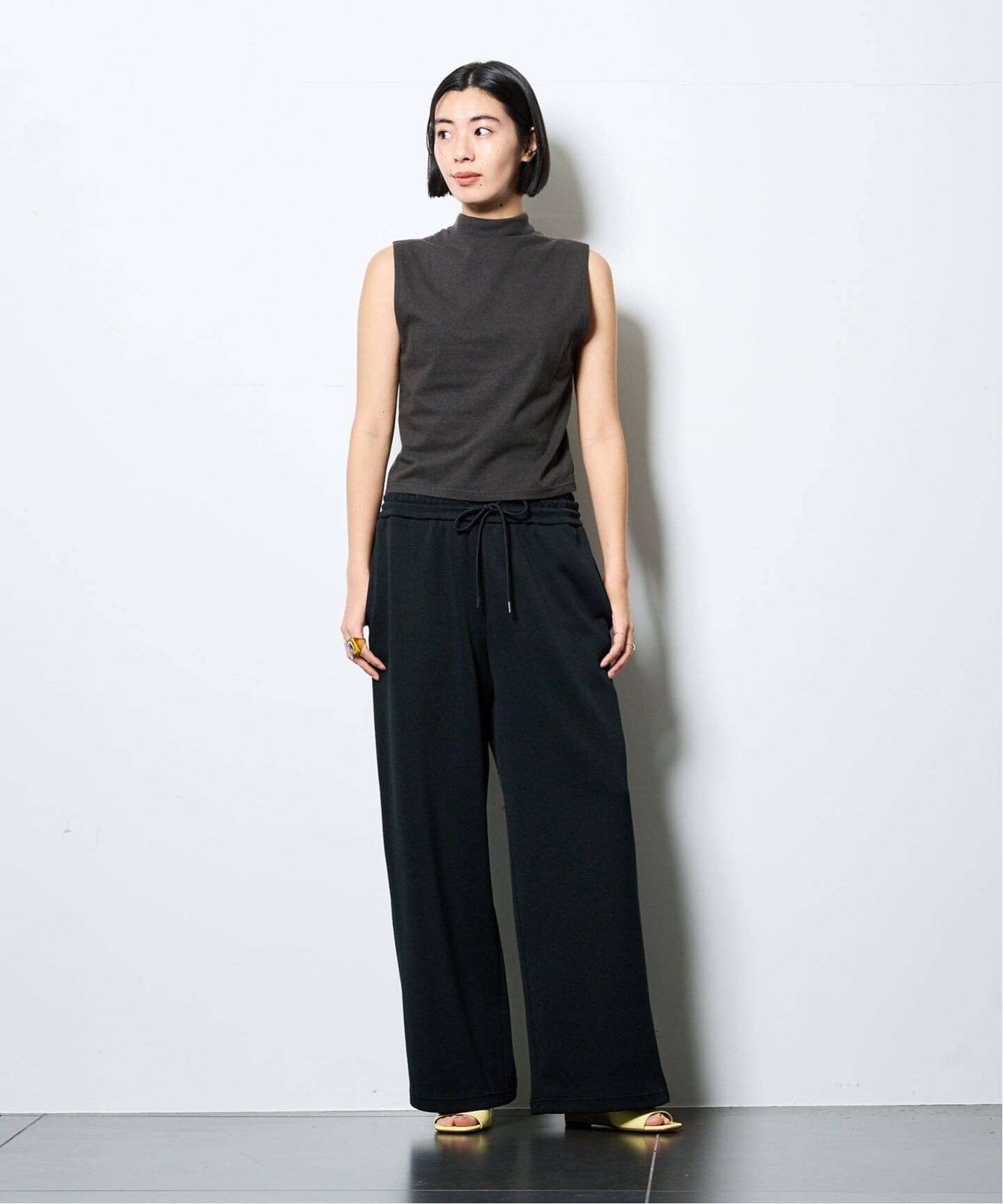 【別注】＜OVERNEATH ＞HEMP MOCK NECK095/トップス OVERNEATH 別注 HEMP MOCK095：カットソー（Tシャツ／カットソー