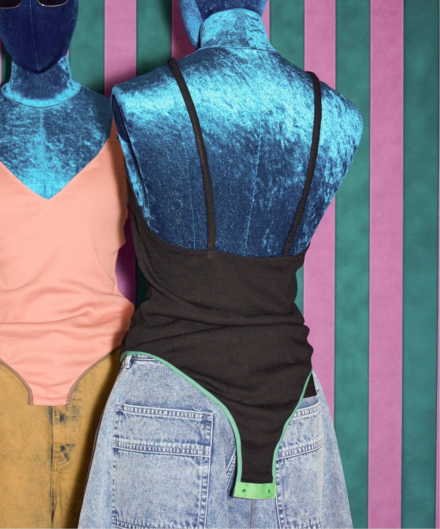 予約》OVERNEATH 別注 BODYSUIT 015-C：ボディスーツ（その他アンダー
