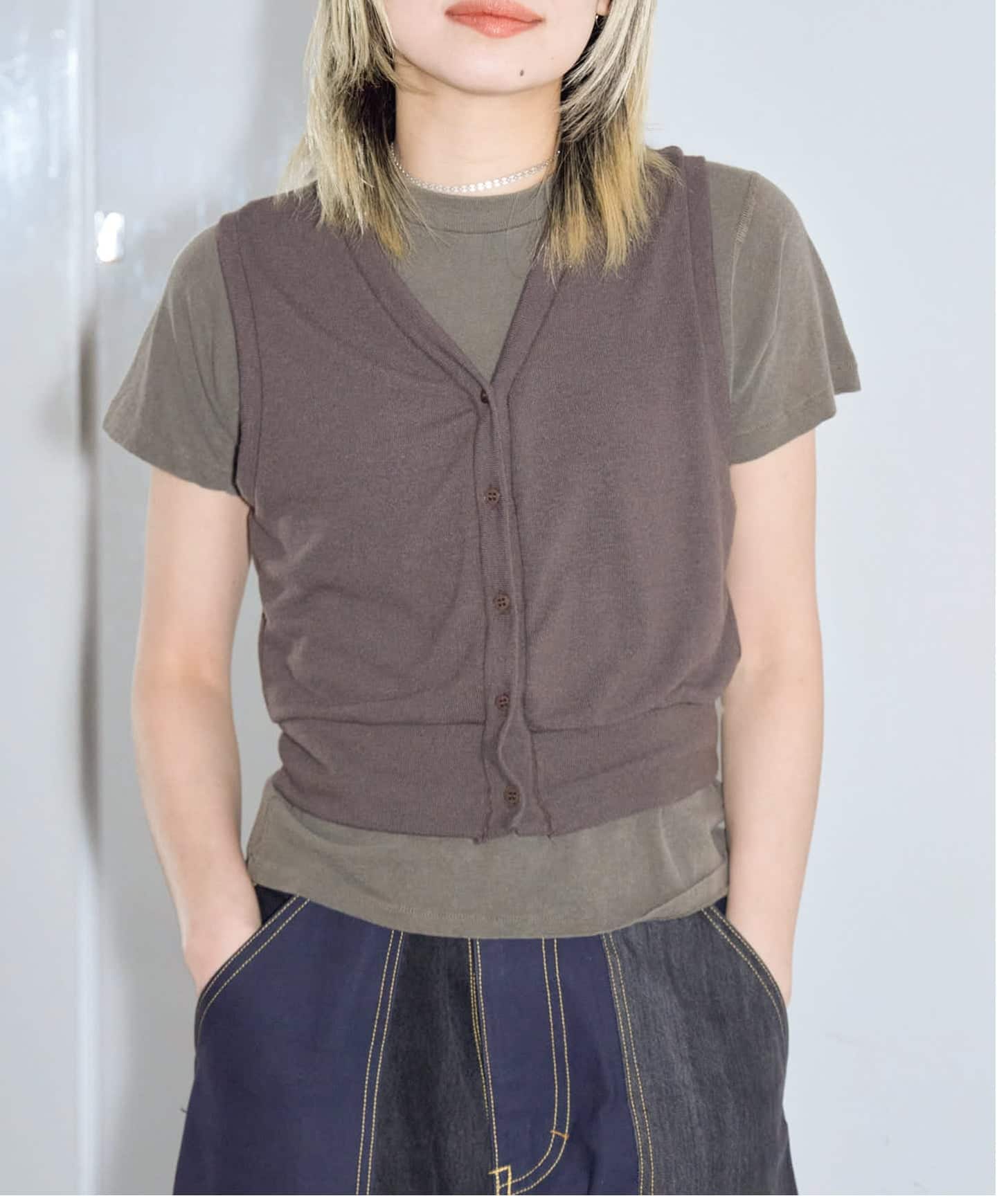 ASHER VIDA VEST L263-J168：ベスト（Tシャツ／カットソー）｜CITYSHOP
