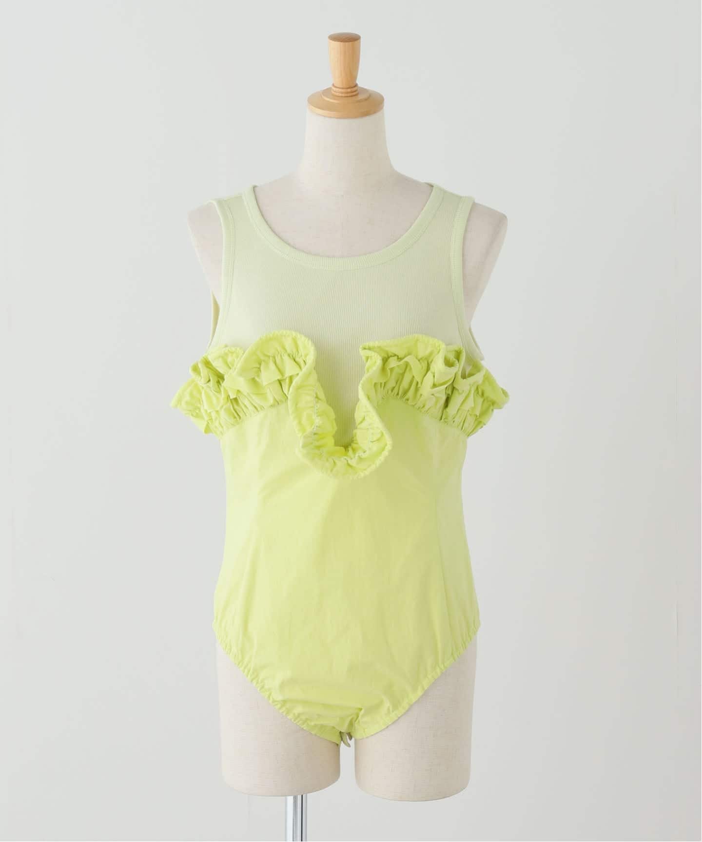 CHIKA KISADA FRILLS LEOTARD CO-26080：ボディスーツ（Tシャツ