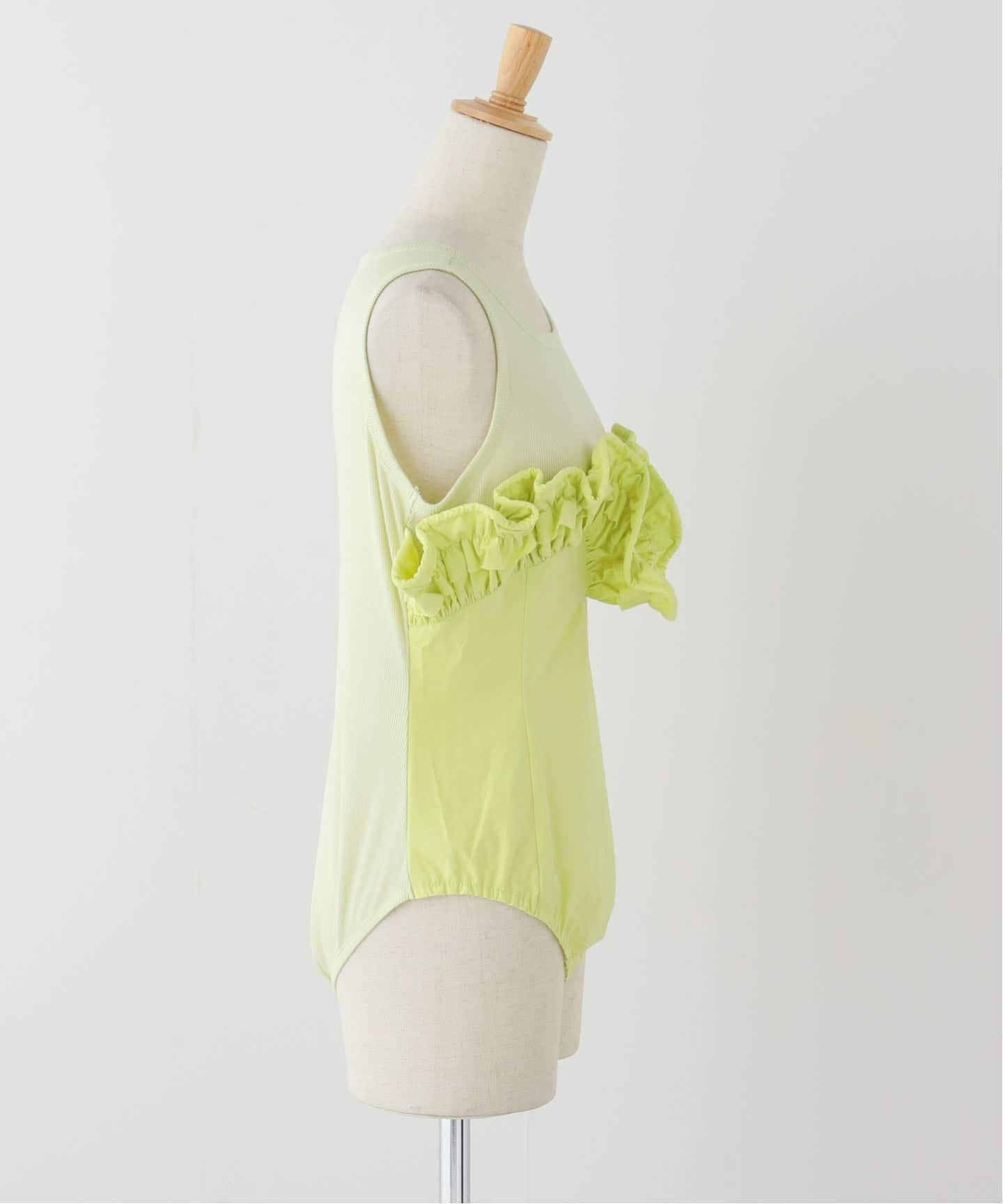 CHIKA KISADA FRILLS LEOTARD CO-26080：ボディスーツ（Tシャツ