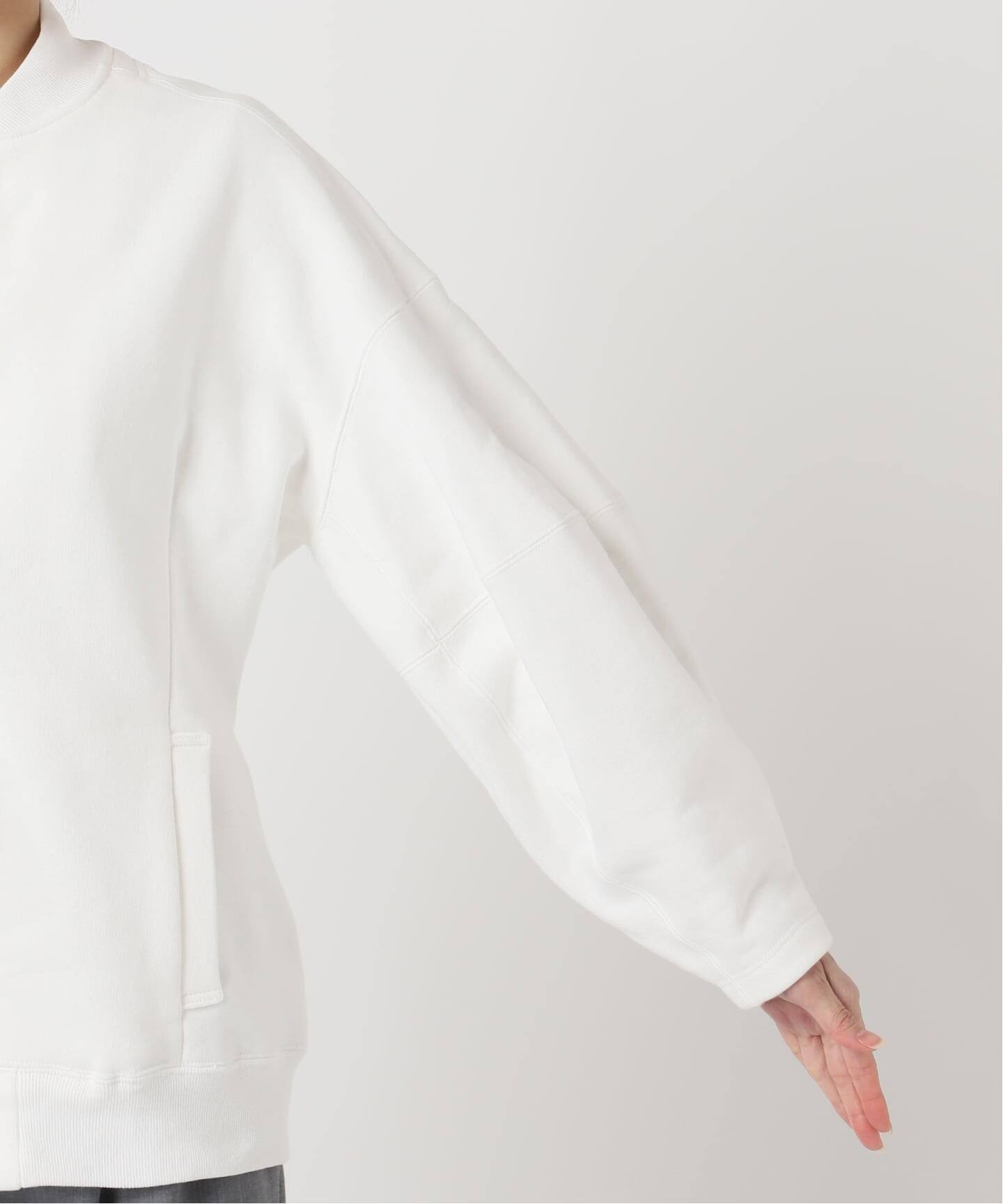 SEEALL 別注 ERGONOMIC SNAP CARDIGAN [WHITE]：スウェット