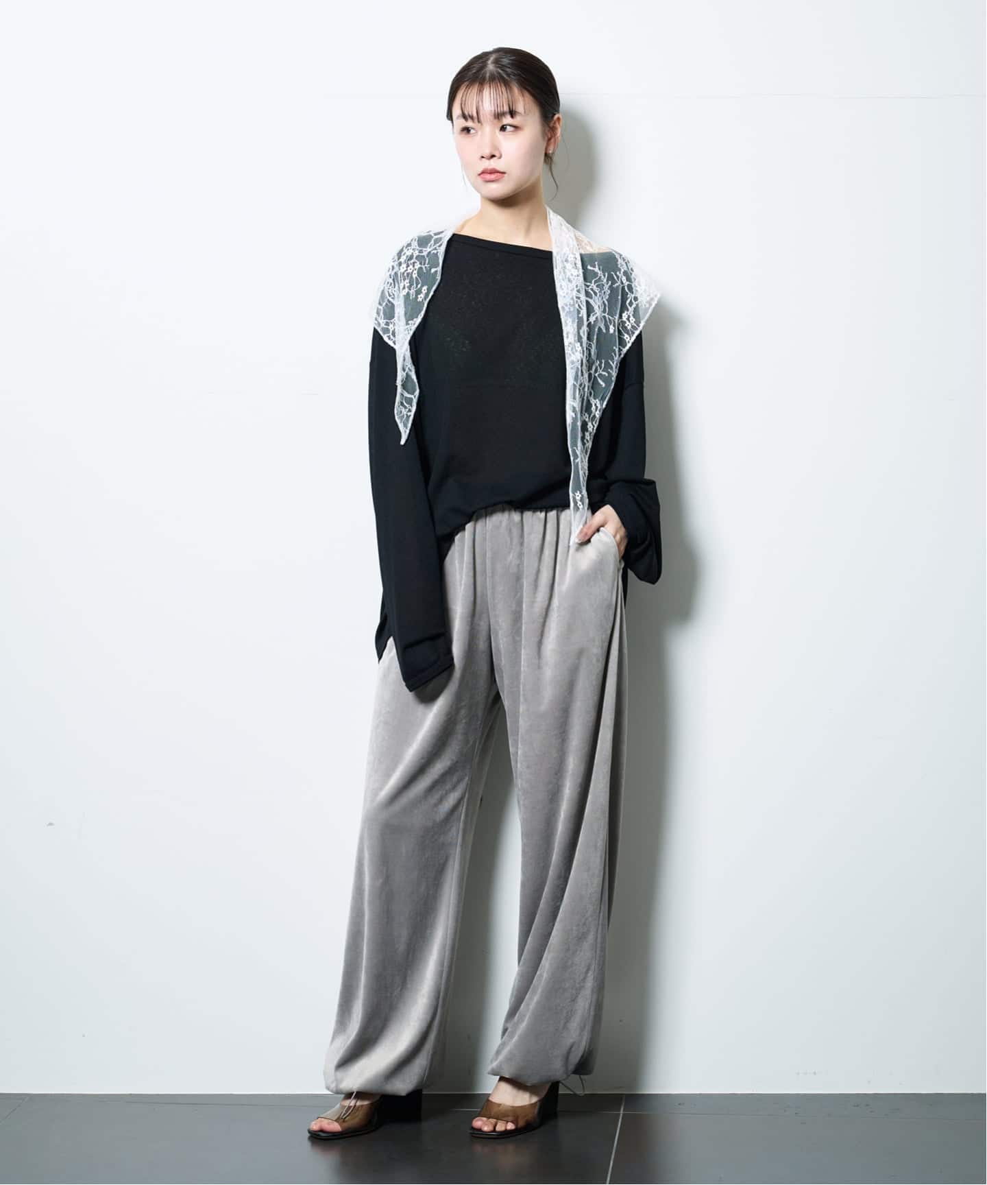 追加》HIGH GAUGH URAKE PULLOVER：カットソー（Tシャツ／カットソー