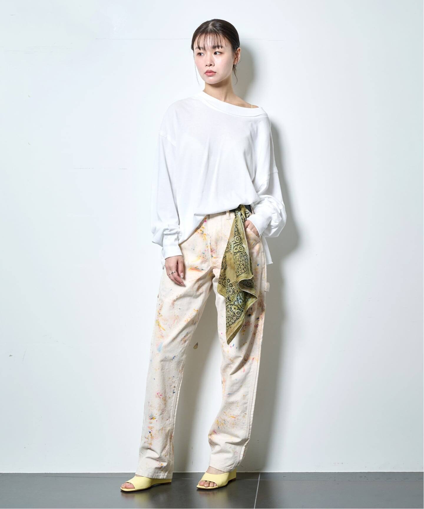追加》HIGH GAUGH URAKE PULLOVER：カットソー（Tシャツ／カットソー