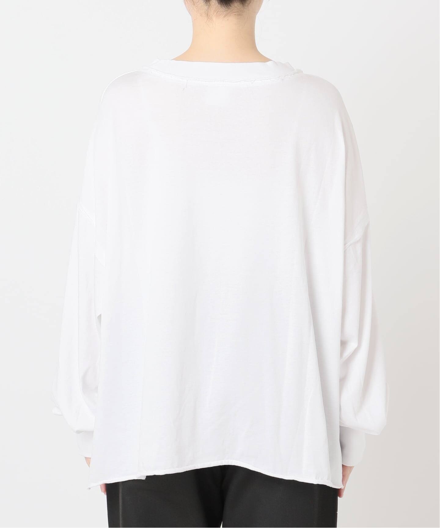 追加》HIGH GAUGH URAKE PULLOVER：カットソー（Tシャツ／カットソー